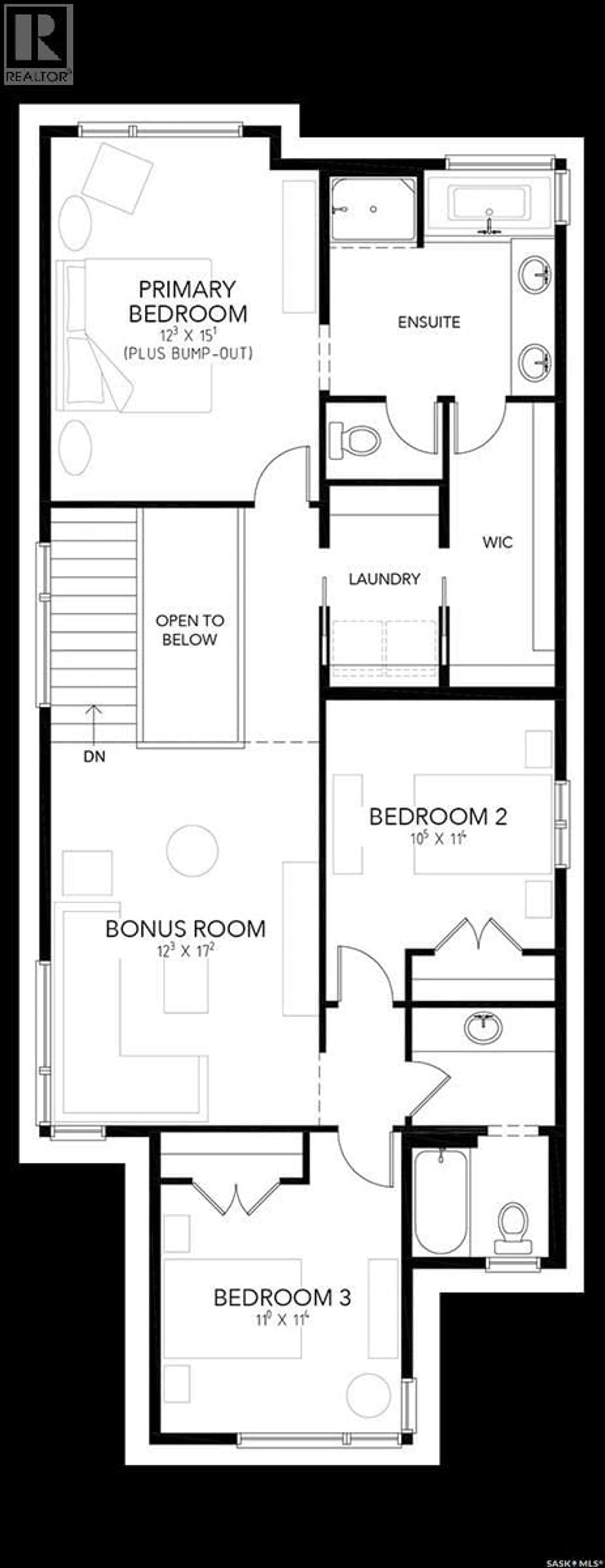 Floor plan for 1112 CAMDEN GARDENS, White City Saskatchewan S4L0G1