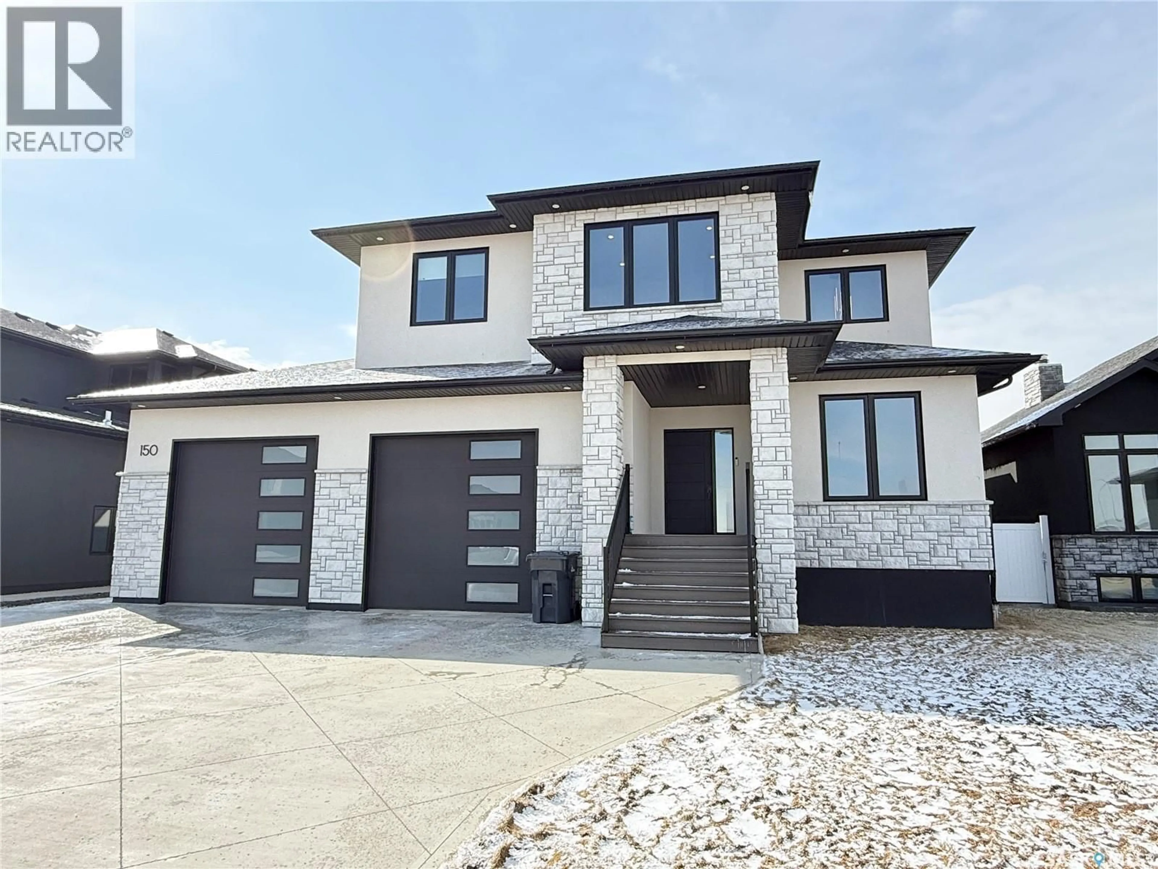 Home with brick exterior material, street for 150 DELAET DRIVE, Weyburn Saskatchewan S4H3B9