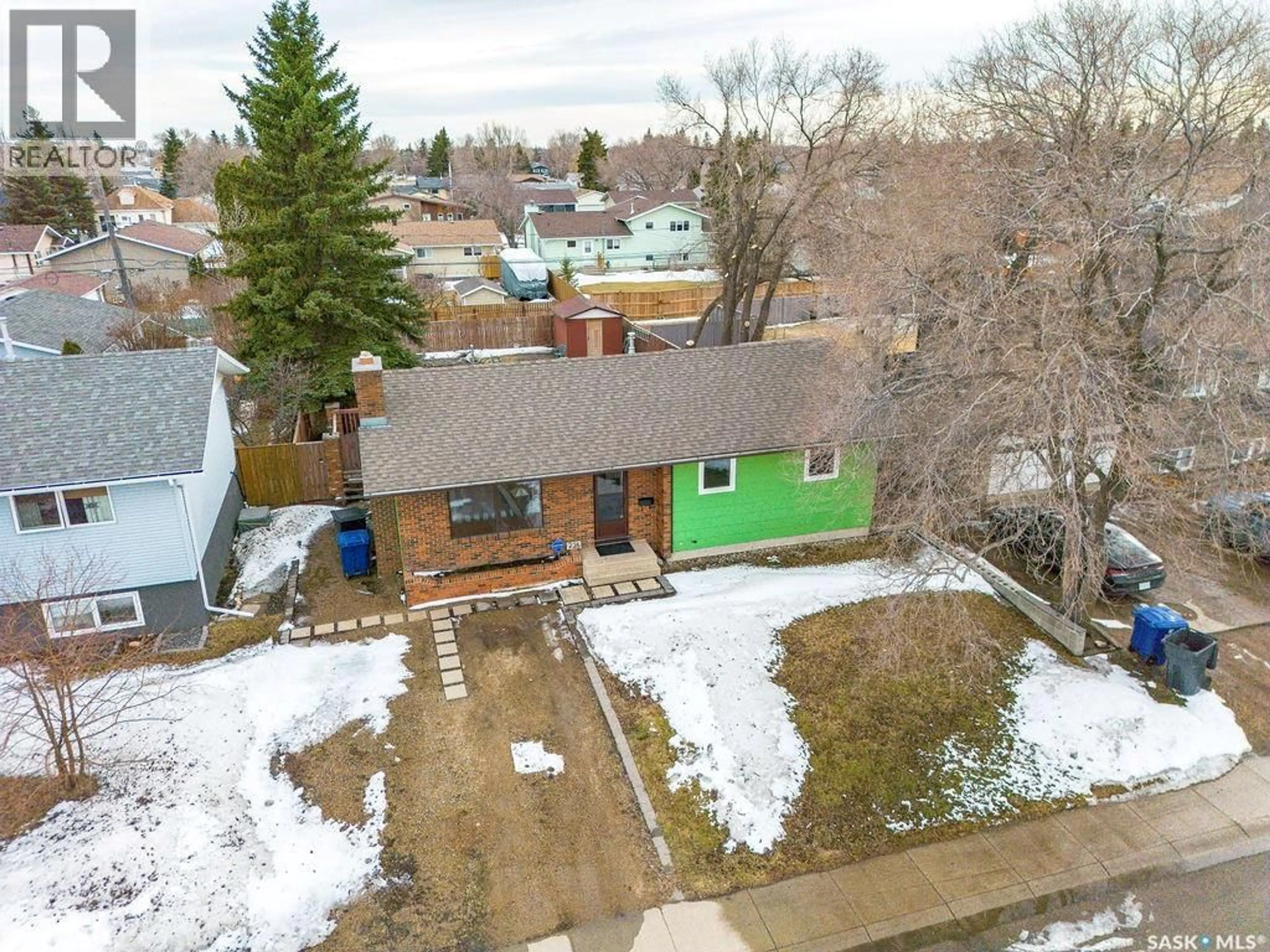 A pic from outside/outdoor area/front of a property/back of a property/a pic from drone, street for 226 1ST STREET, Martensville Saskatchewan S0K2T0