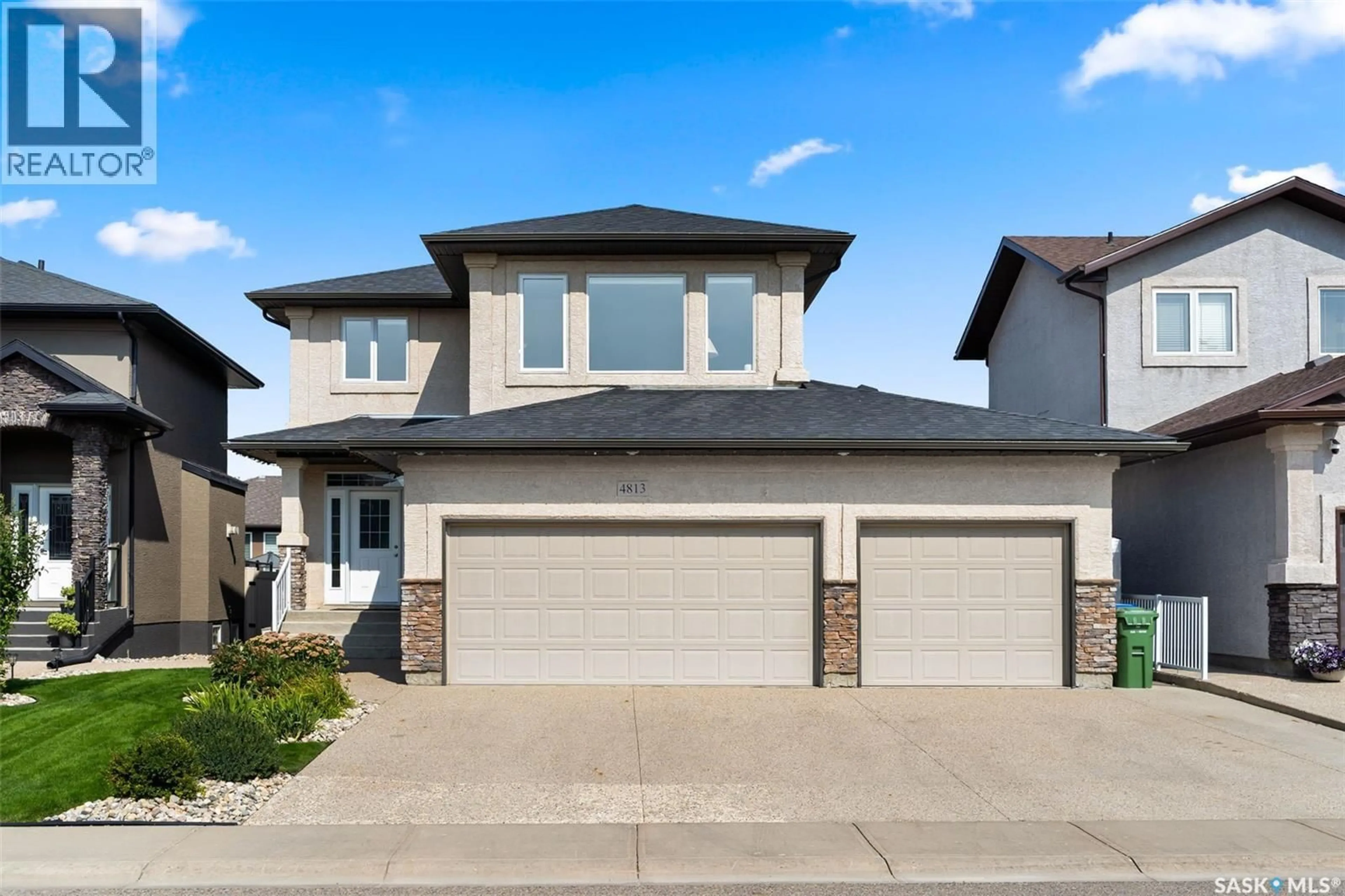 Home with vinyl exterior material, street for 4813 UPSON ROAD, Regina Saskatchewan S4W0A7