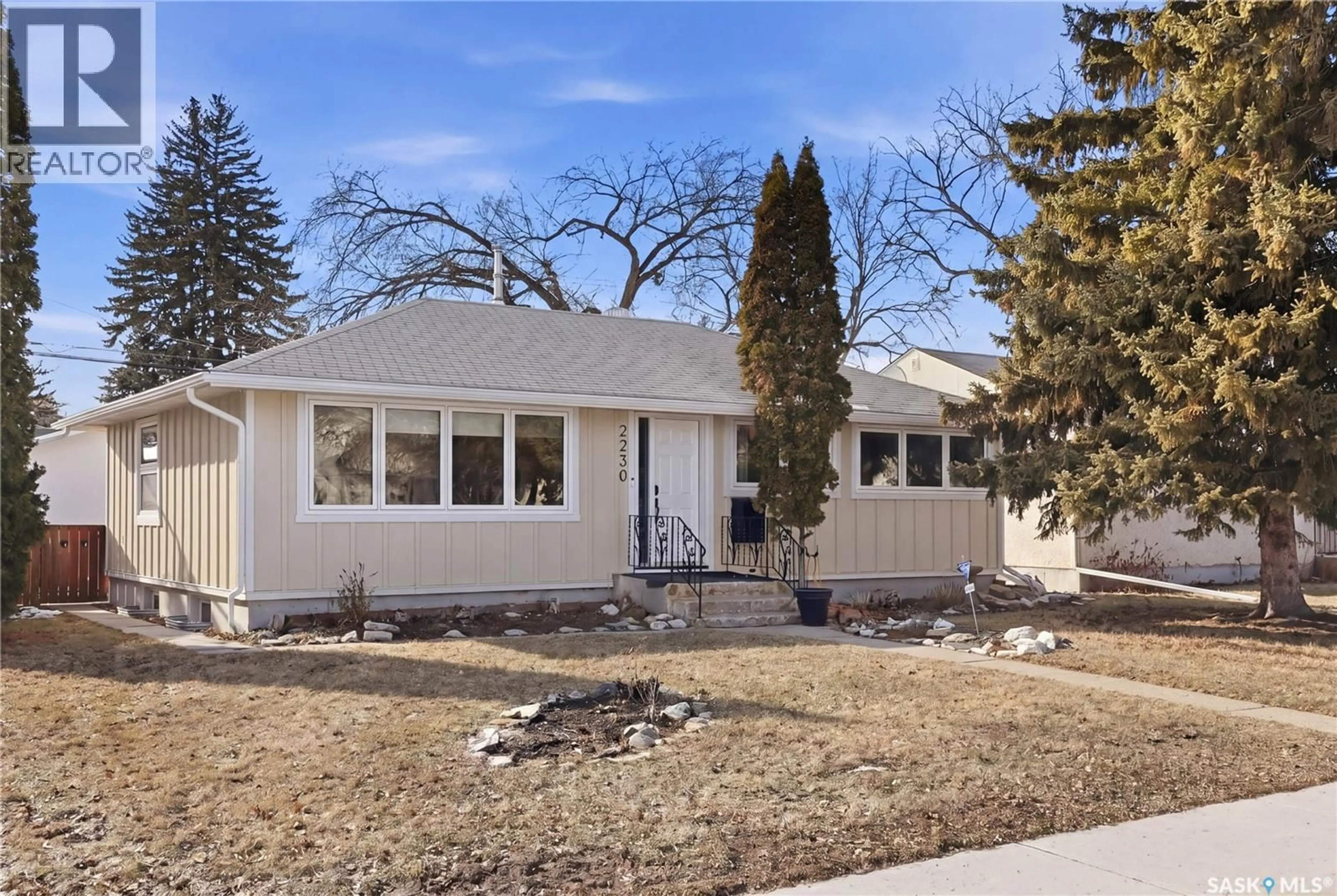 Home with vinyl exterior material, street for 2230 WILLIAM AVENUE, Saskatoon Saskatchewan S7J1A6