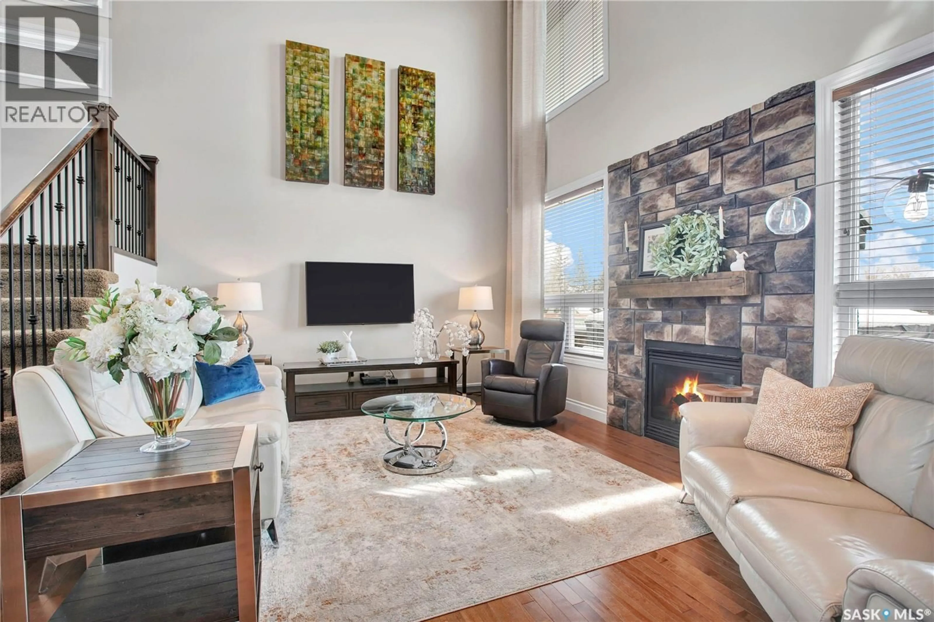 Living room with furniture, unknown for 112 KINSMEN CRESCENT, Martensville Saskatchewan S0K0A2