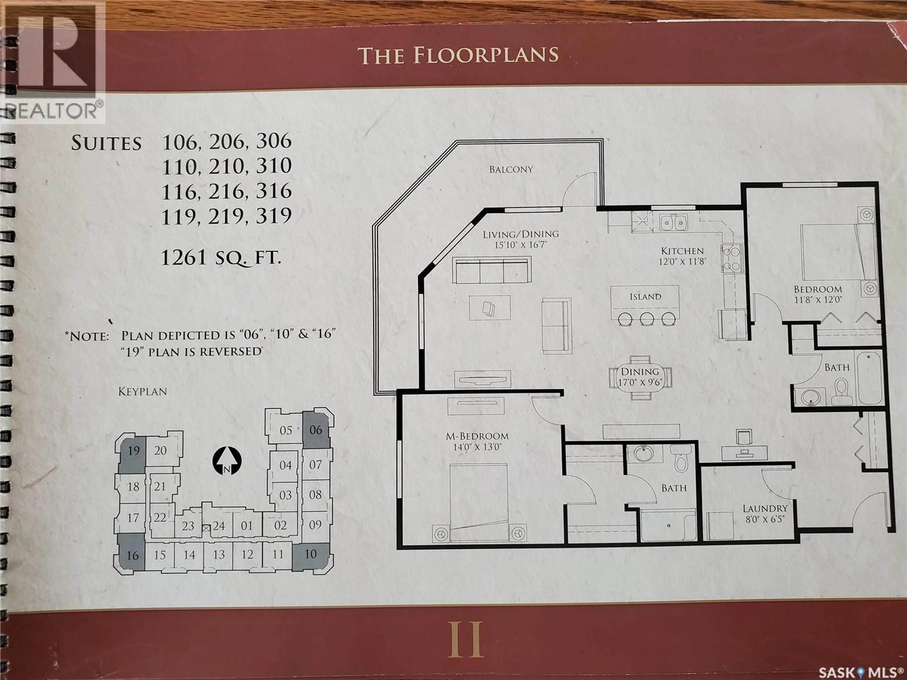 Floor plan for 206 - 1025 MOSS AVENUE, Saskatoon Saskatchewan S7H4C7