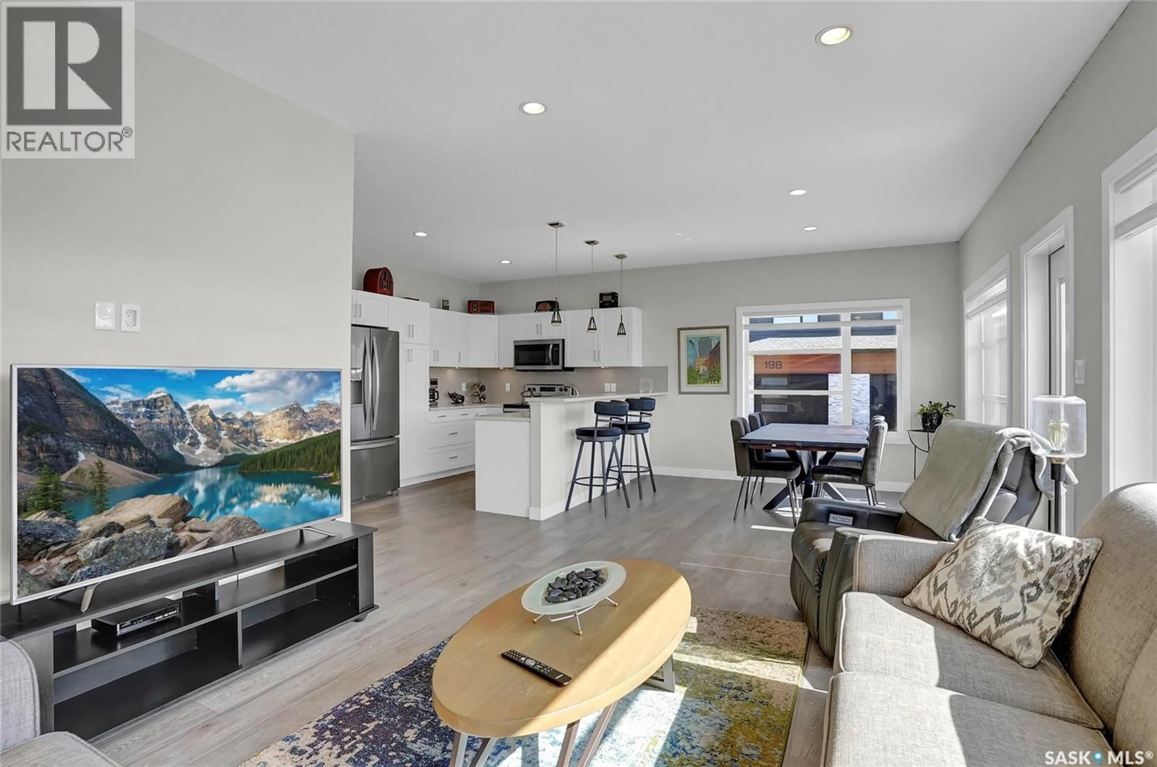 Open concept kitchen, ceramic/tile floor for 107 - 3960 GREEN FALLS DRIVE, Regina Saskatchewan S4V3T5