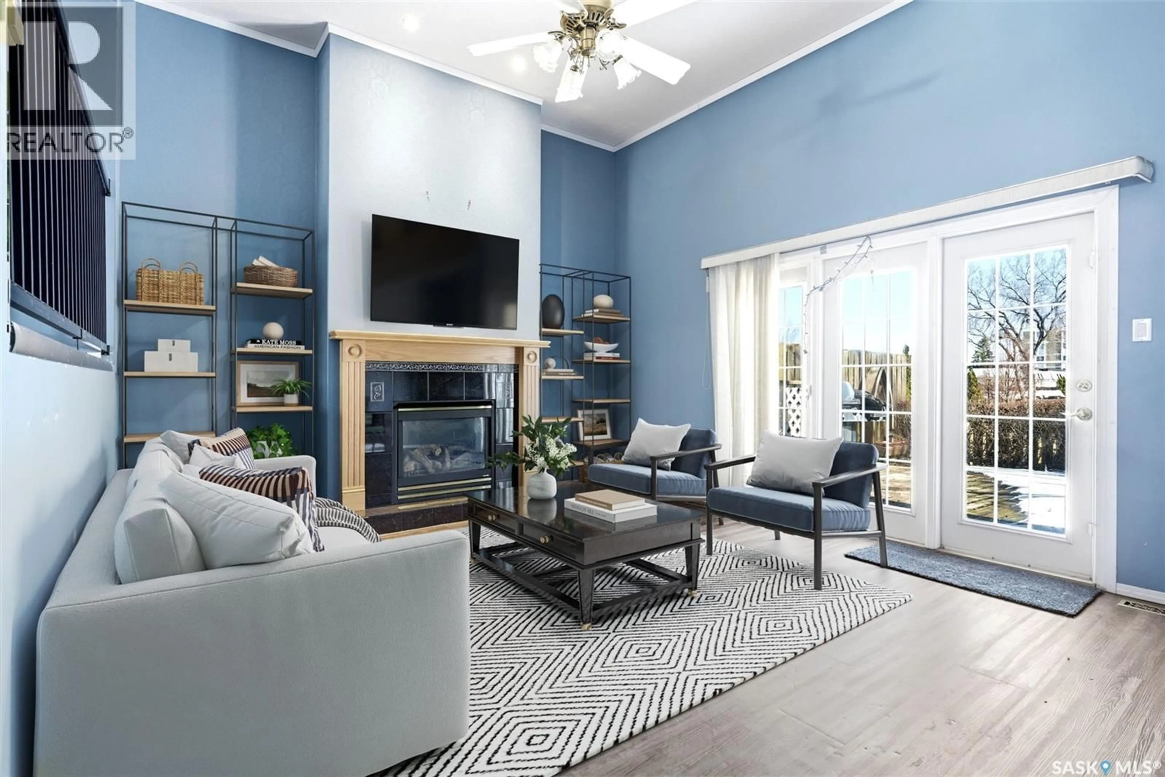 Living room with furniture, ceramic/tile floor for 104 LOCKWOOD ROAD, Regina Saskatchewan S4S3G2