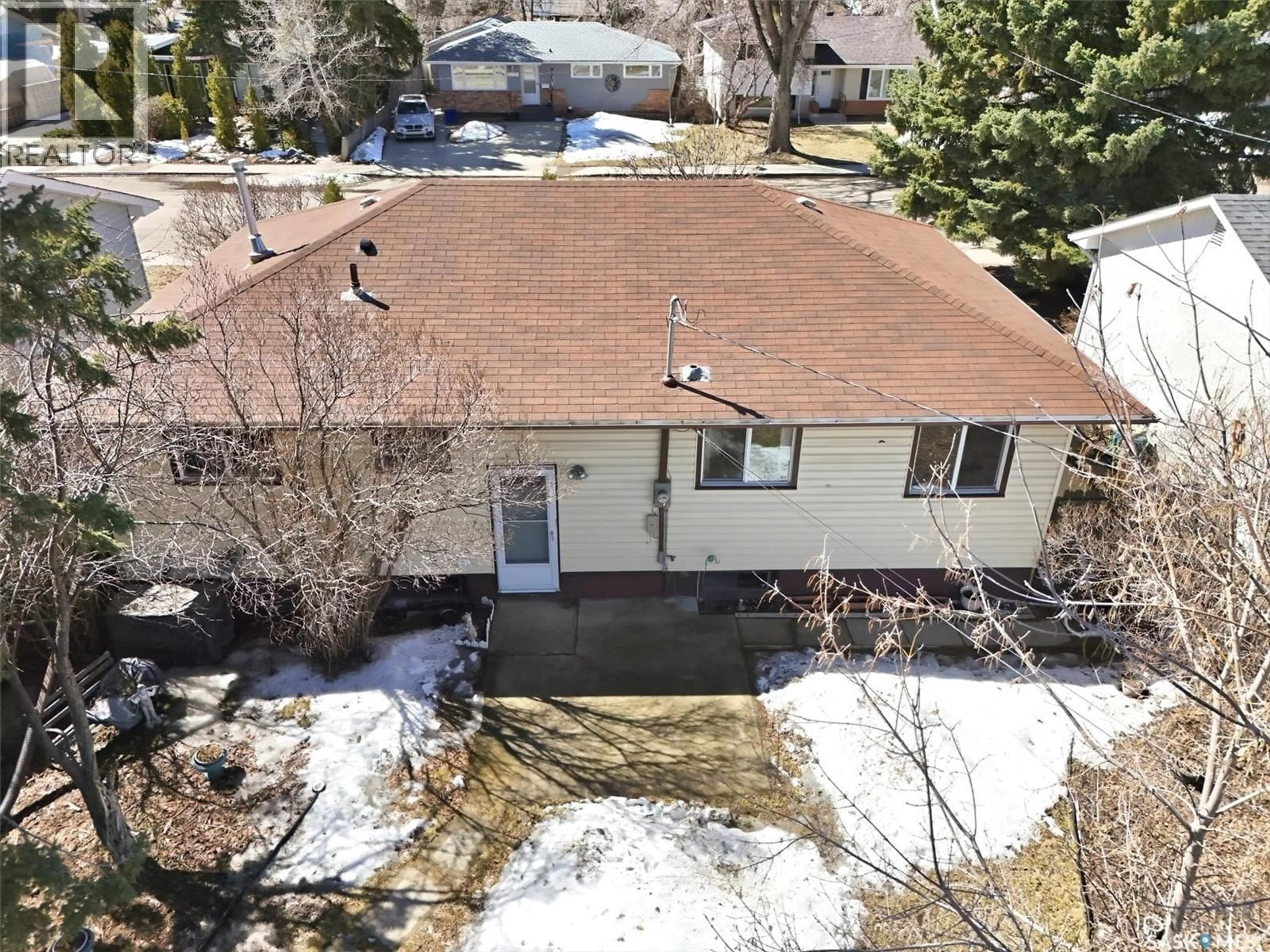 A pic from outside/outdoor area/front of a property/back of a property/a pic from drone, street for 2609 CASCADE STREET, Saskatoon Saskatchewan S7J0M9