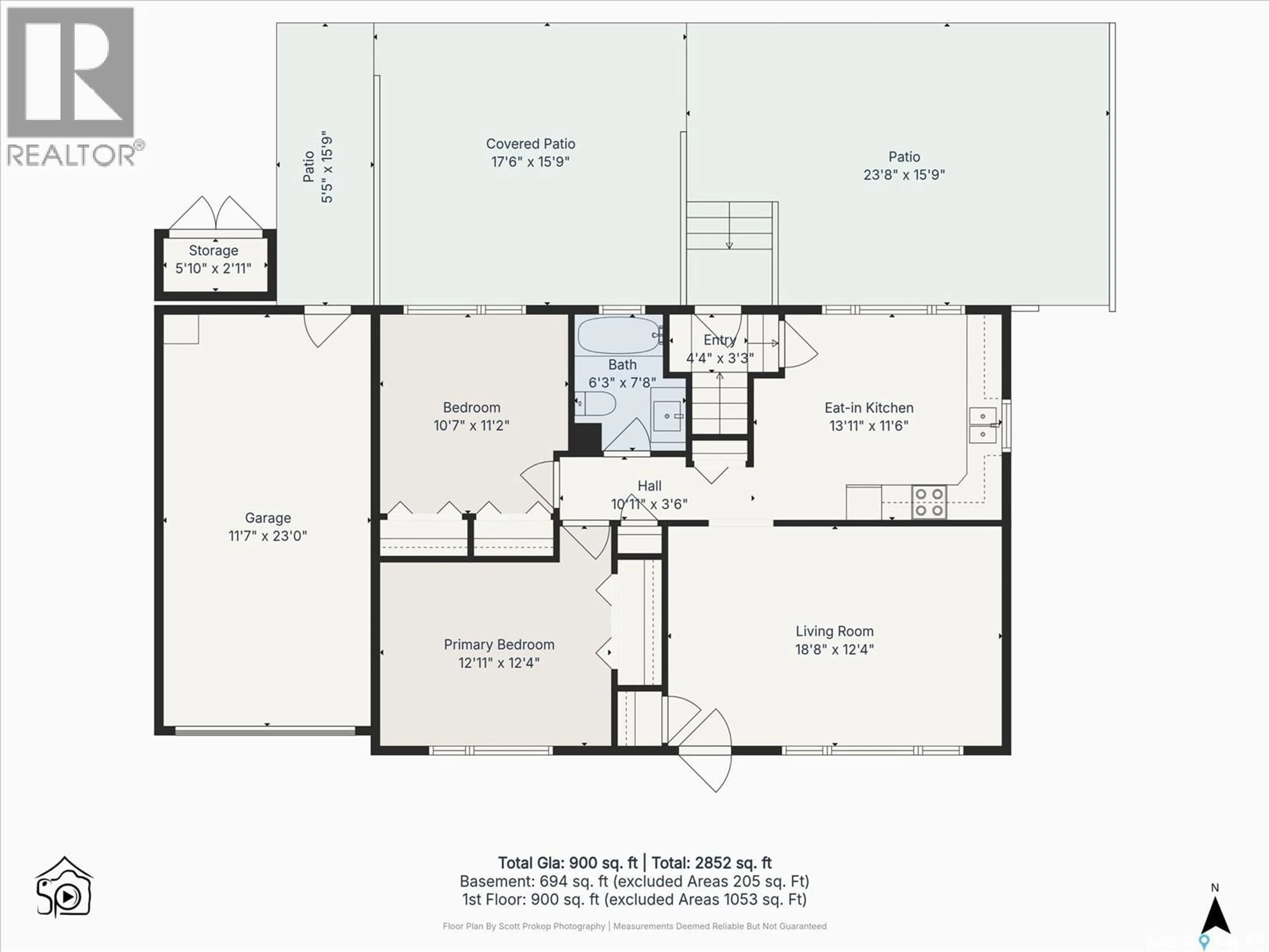 Floor plan for 337 EAST PLACE, Saskatoon Saskatchewan S7J2Y4