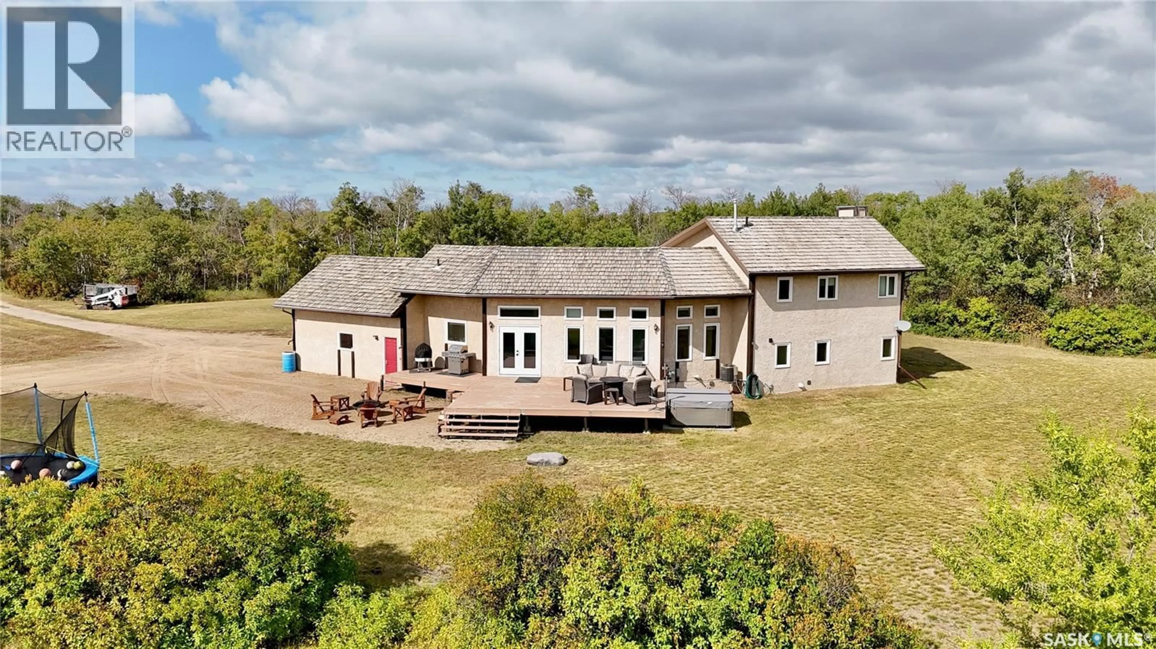 A pic from outside/outdoor area/front of a property/back of a property/a pic from drone, building for 393 PRYOR ROAD, Dundurn Rm No. 314 Saskatchewan S7K3J8