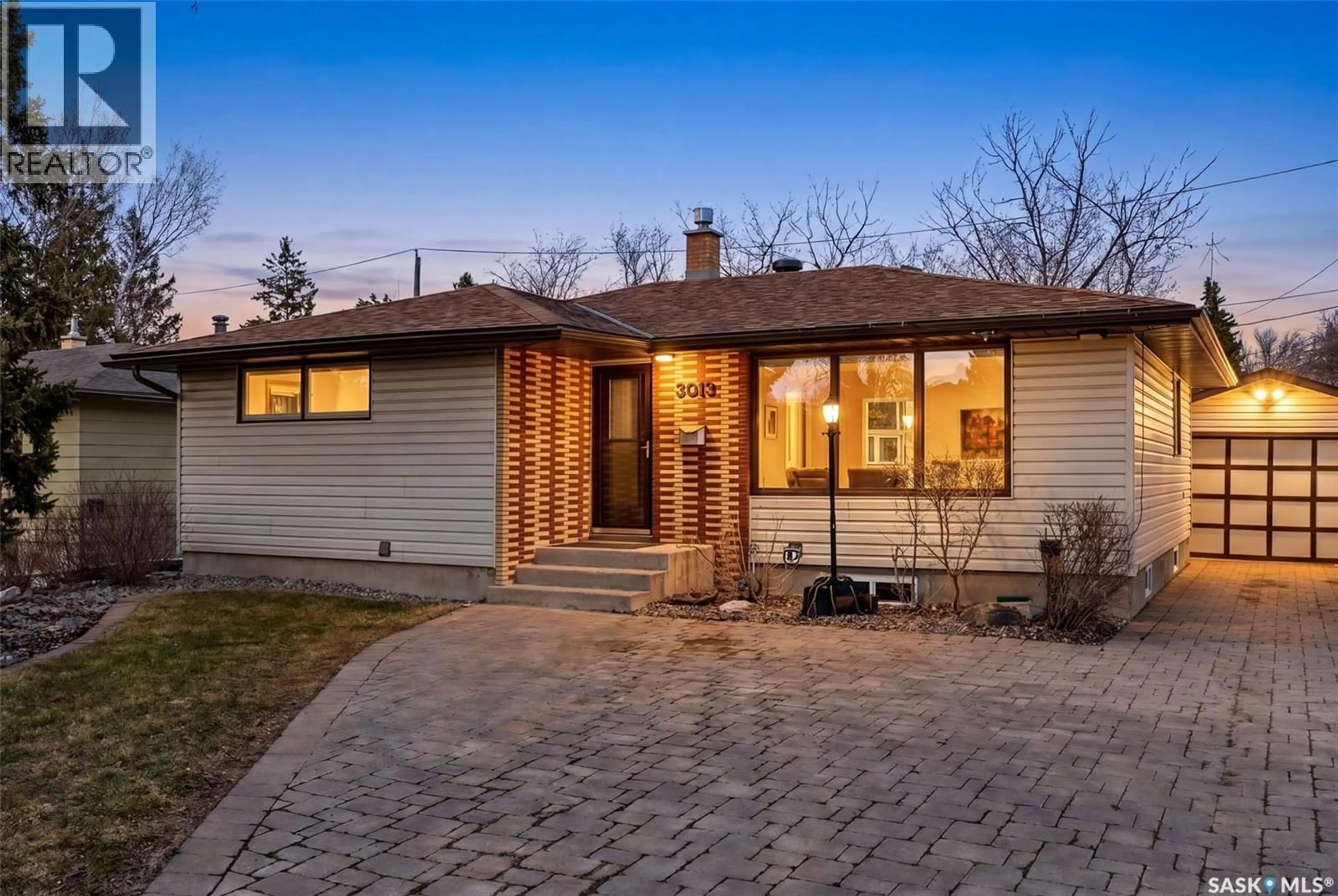 Home with brick exterior material, street for 3013 GRANT ROAD, Regina Saskatchewan S4S5G6