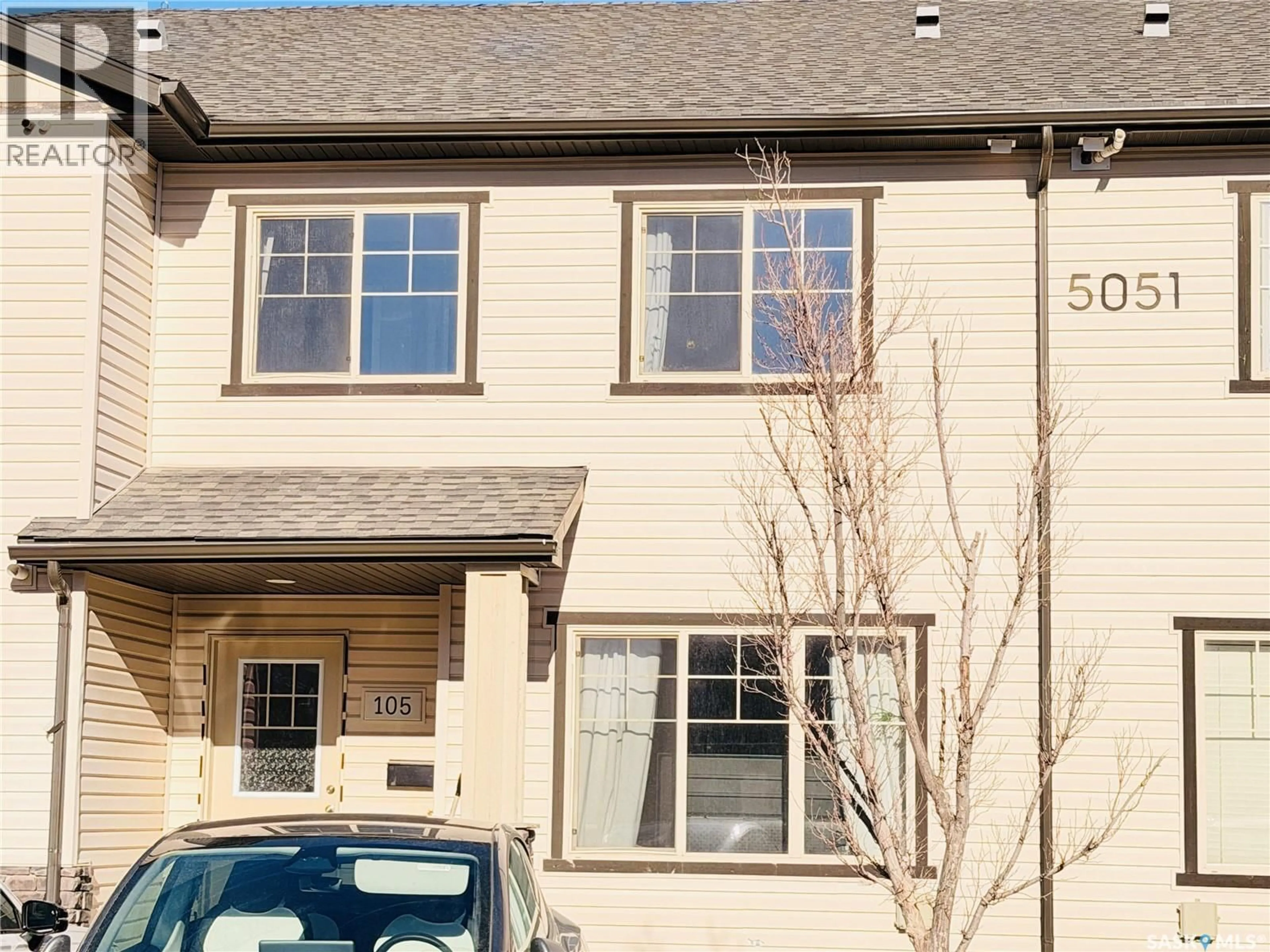 Home with vinyl exterior material, street for 105 - 5051 JAMES HILL ROAD, Regina Saskatchewan S4W0B9
