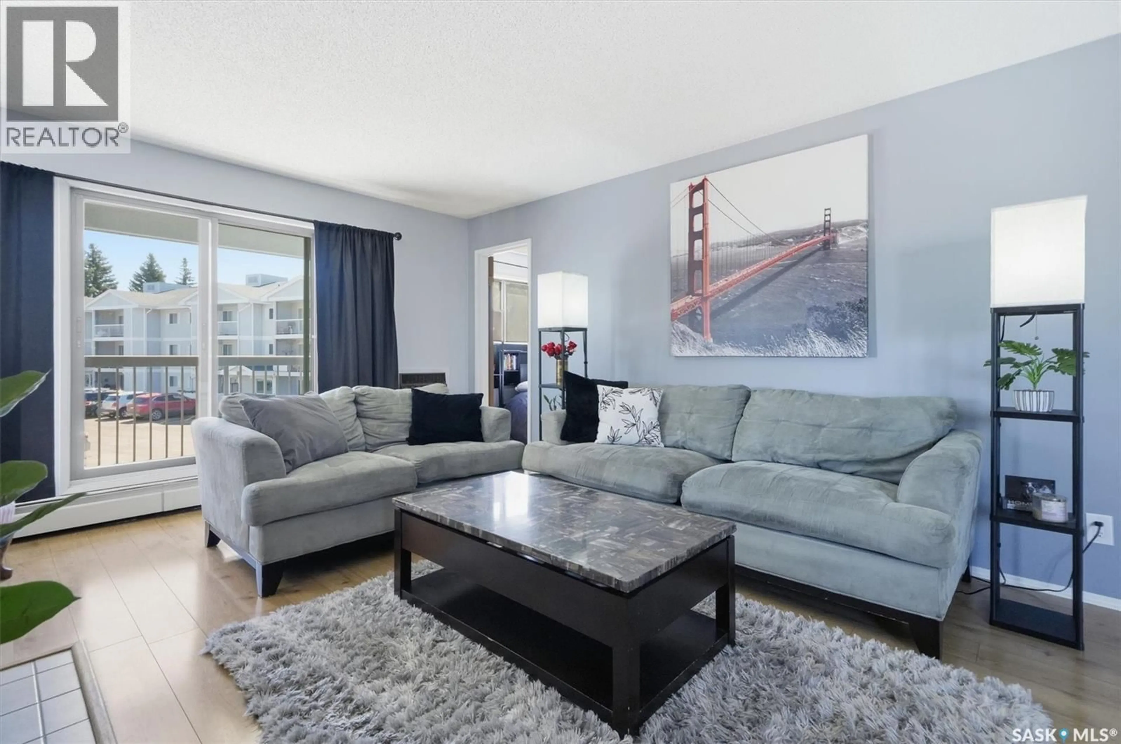 Living room with furniture, unknown for 217B - 223 CREE PLACE, Saskatoon Saskatchewan S7K7Z3