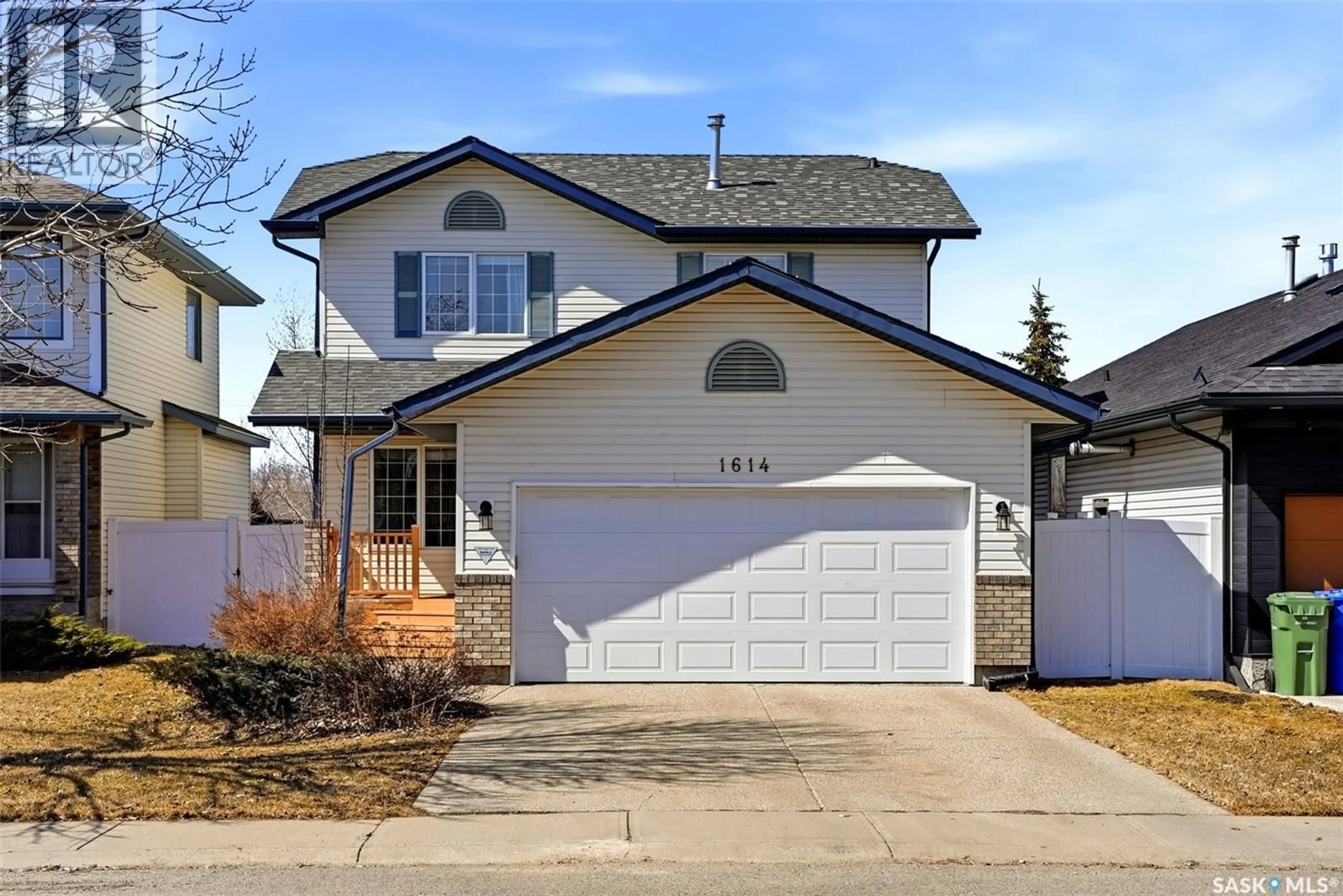 Home with vinyl exterior material, street for 1614 ROUSSEAU CRESCENT, Regina Saskatchewan S4X4L8