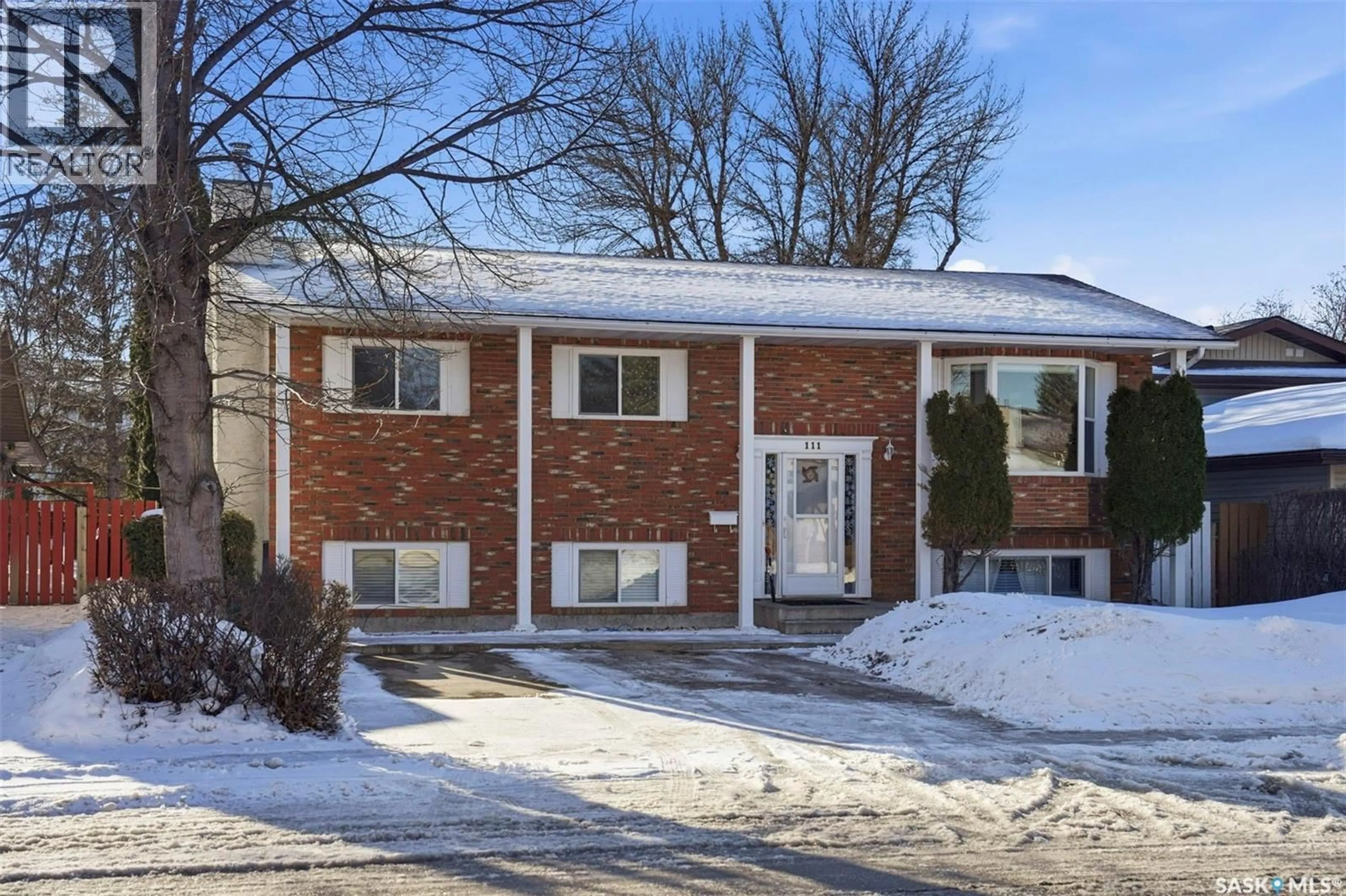 Home with brick exterior material, street for 111 GUSTIN CRESCENT, Saskatoon Saskatchewan S7H6H7