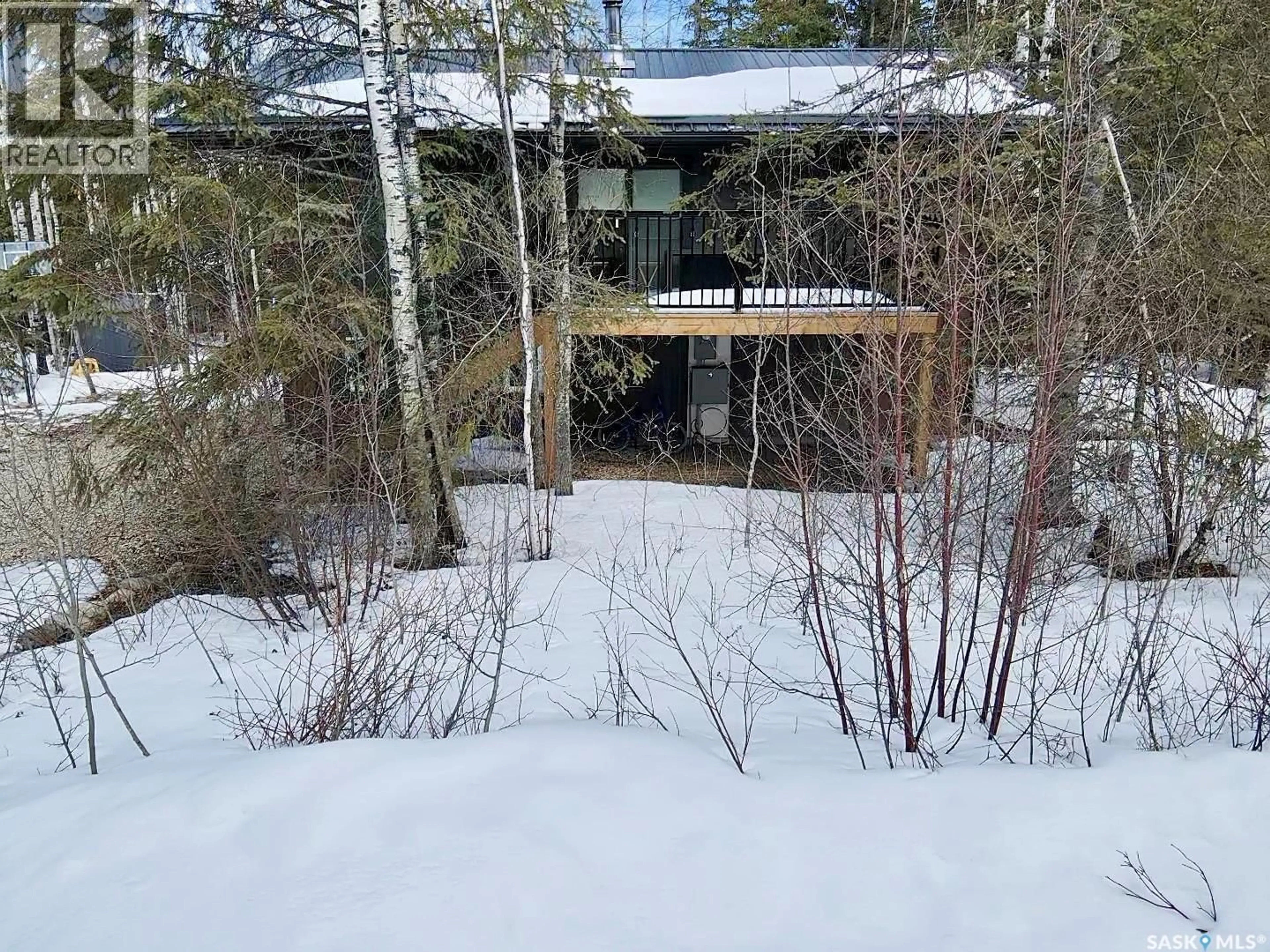 A pic from outside/outdoor area/front of a property/back of a property/a pic from drone, forest/trees view for Lot - 2 MAY BAY, Big River Rm No. 555 Saskatchewan S0J0E0