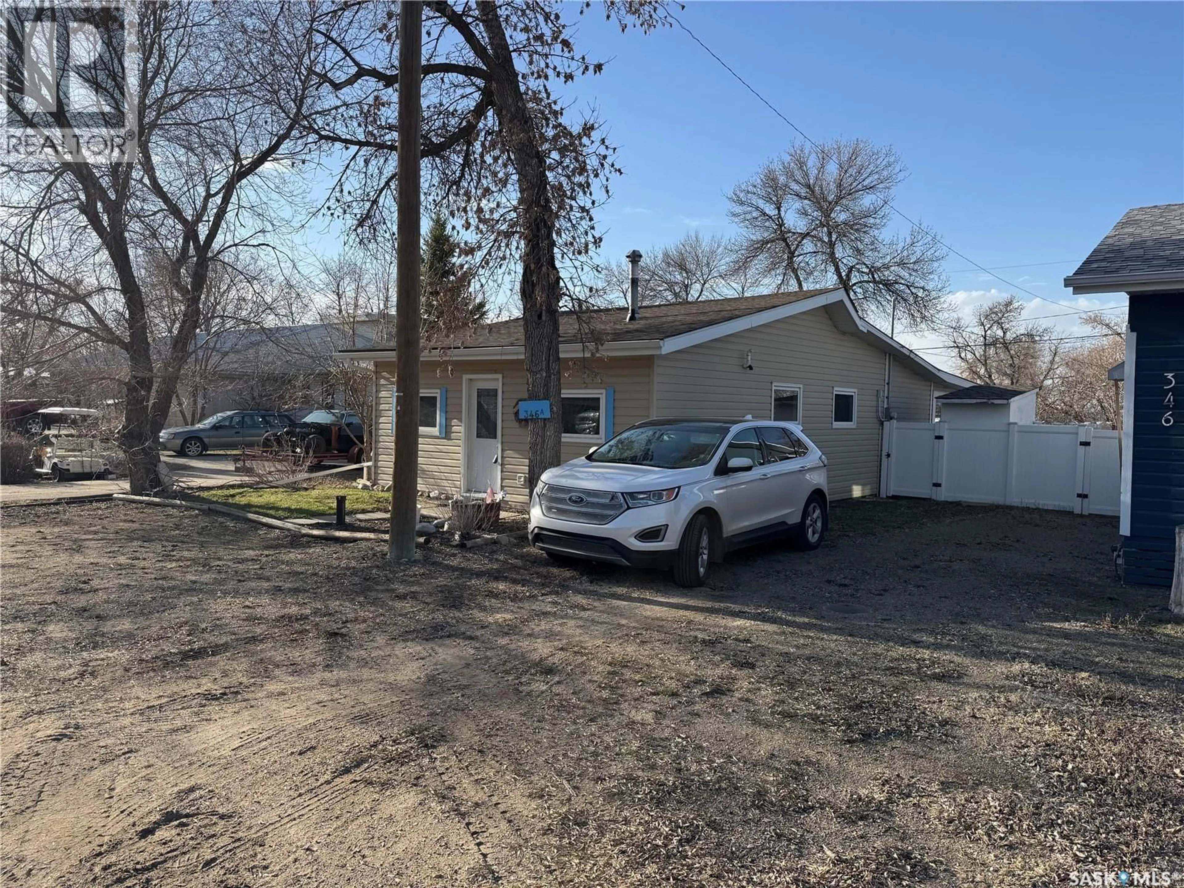 A pic from outside/outdoor area/front of a property/back of a property/a pic from drone, street for 346A FAIRCHILD AVENUE, Regina Beach Saskatchewan S0G4C0