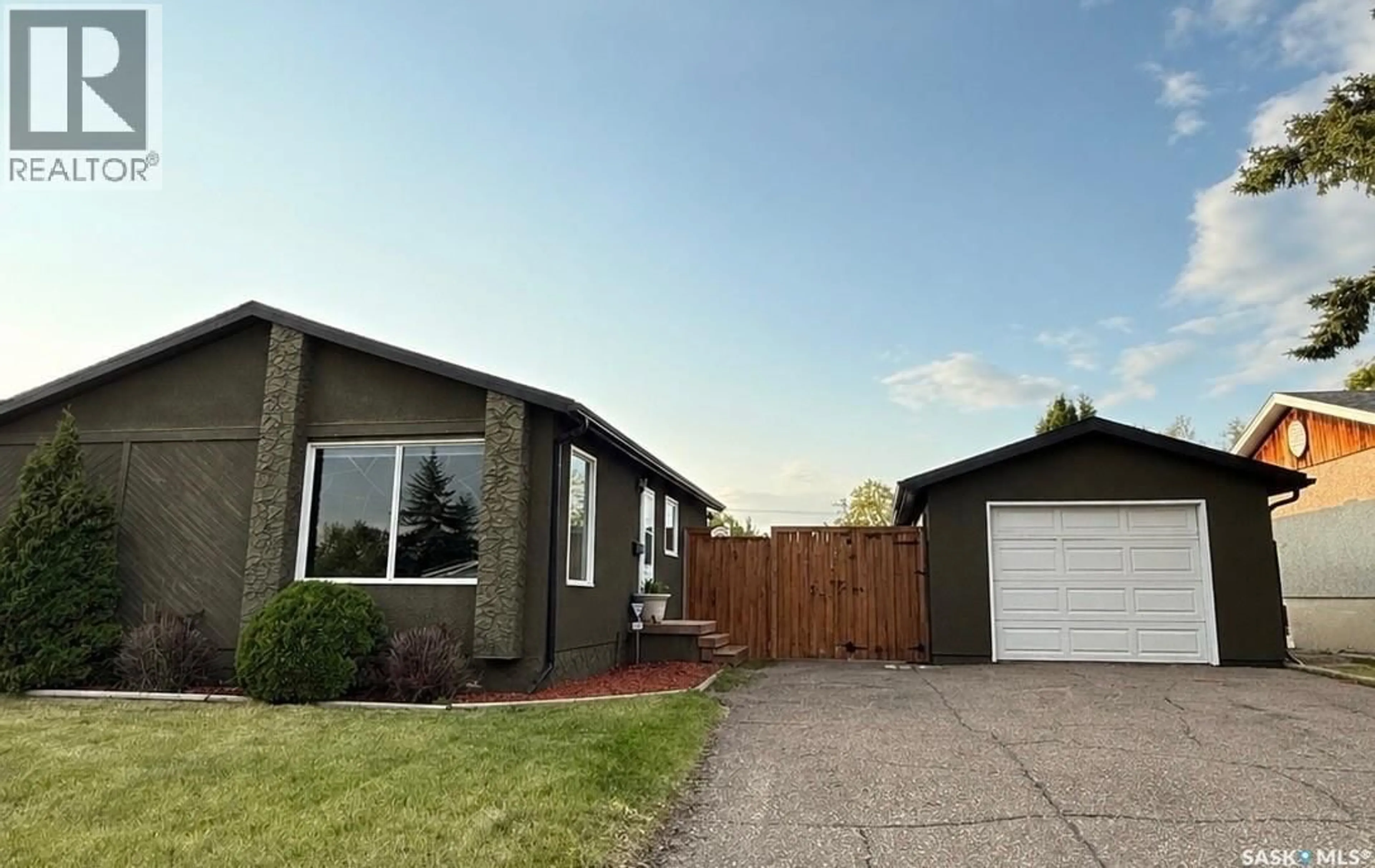 Home with vinyl exterior material, street for 10216 BORDEN CRESCENT, North Battleford Saskatchewan S9A3A1