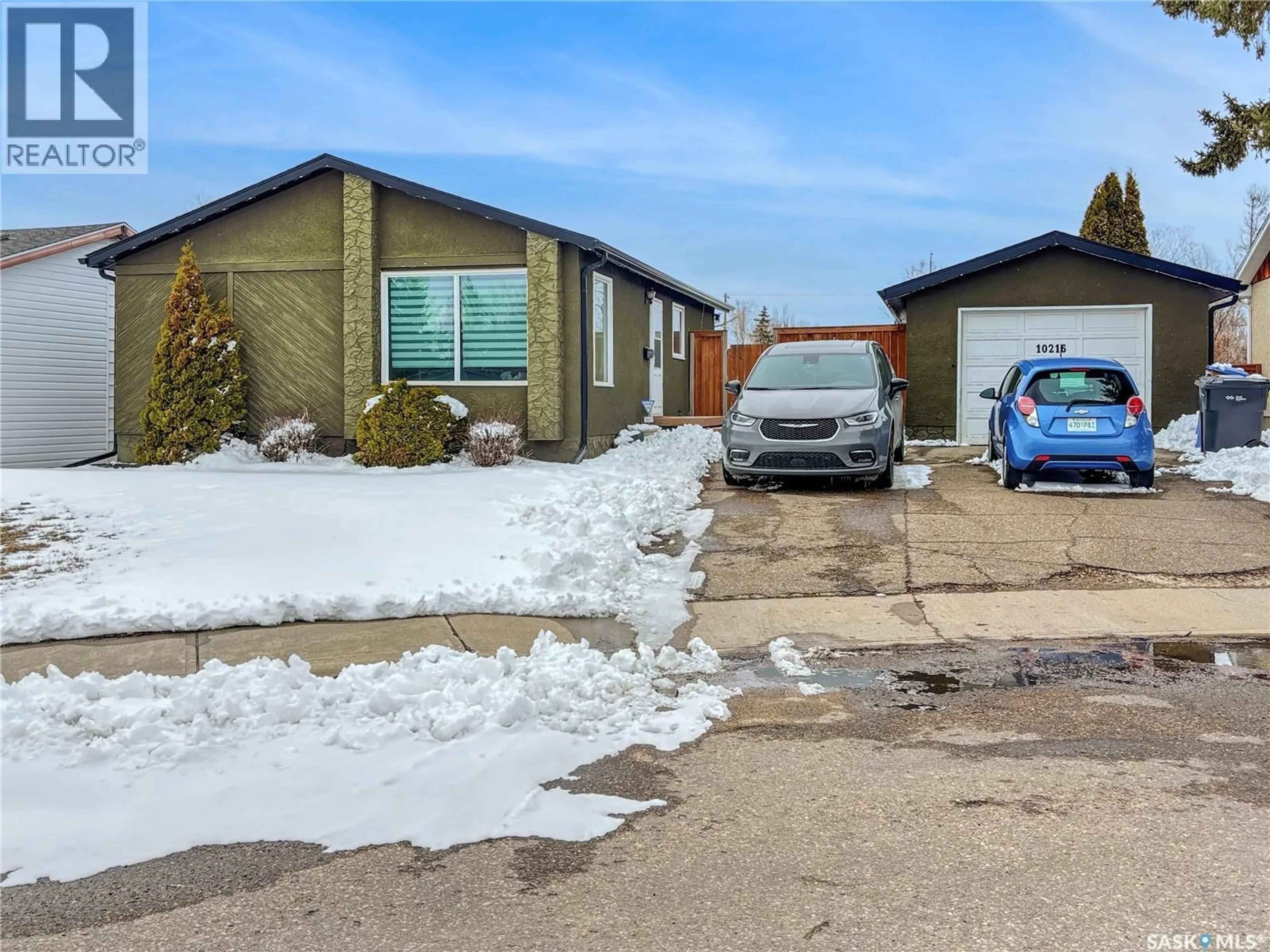 A pic from outside/outdoor area/front of a property/back of a property/a pic from drone, street for 10216 BORDEN CRESCENT, North Battleford Saskatchewan S9A3A1