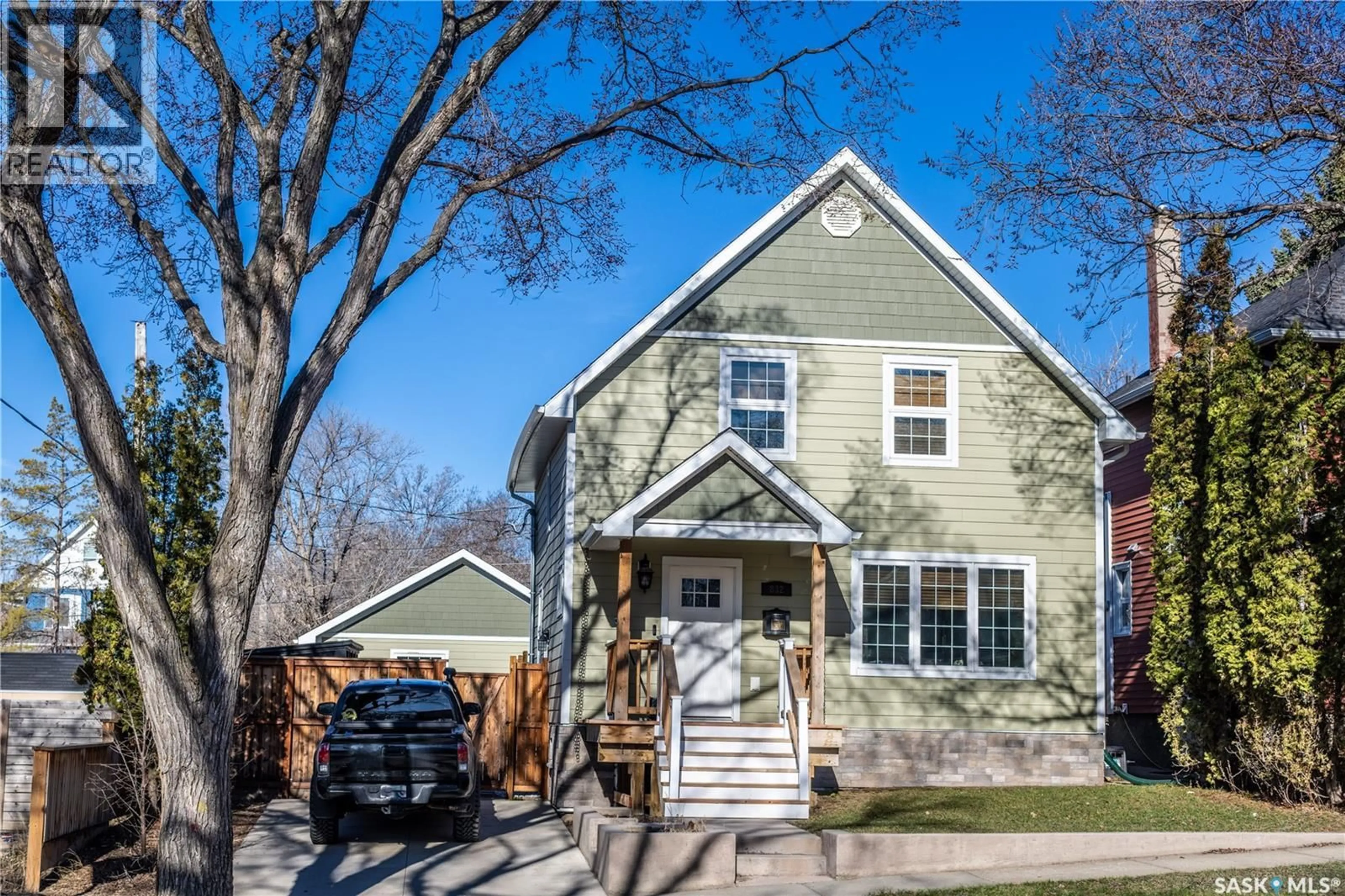 Home with brick exterior material, street for 832 ALGOMA AVENUE, Moose Jaw Saskatchewan S6H3Z3