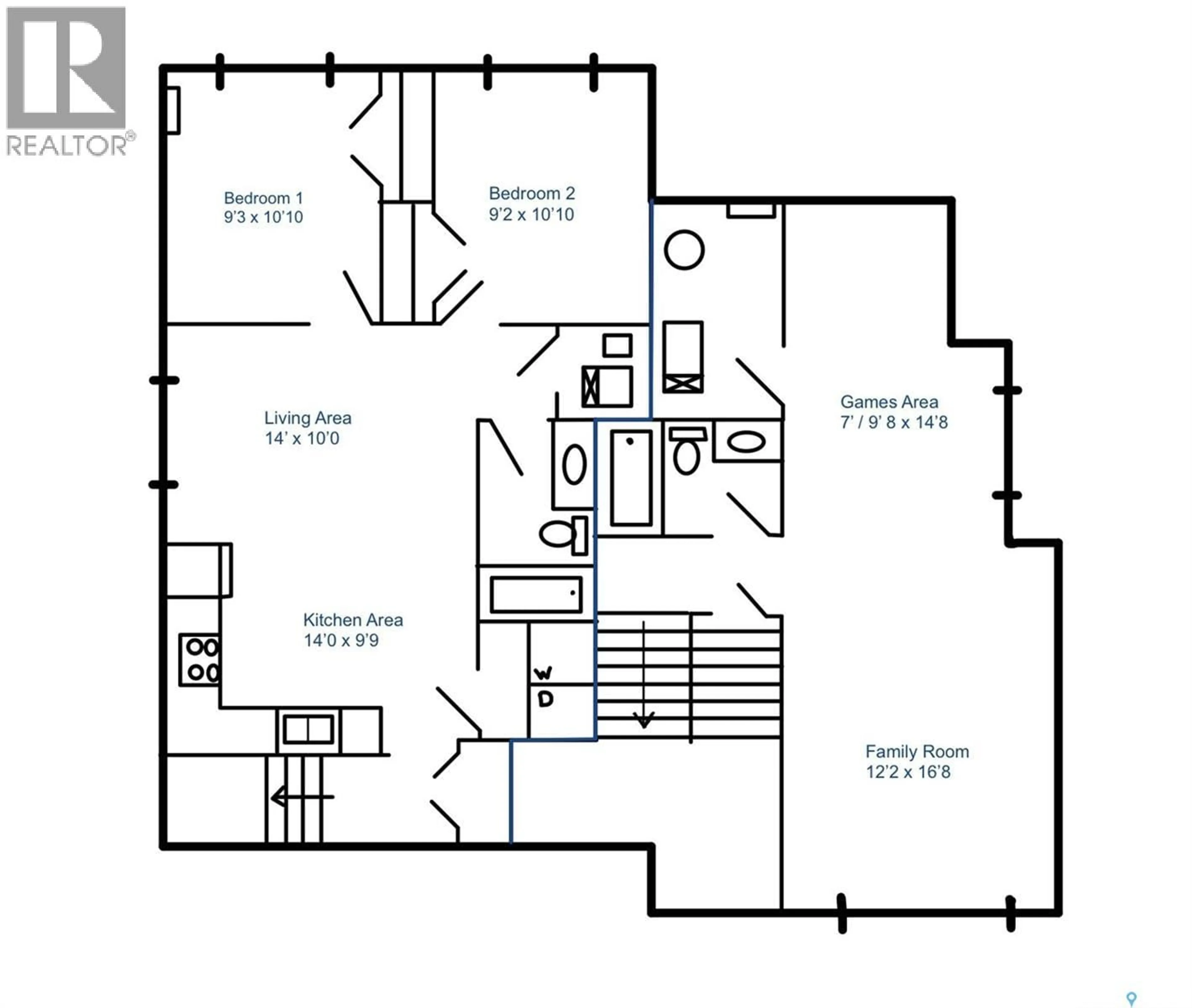 Floor plan for 522 MICKELSON LANE, Warman Saskatchewan S0K4S4