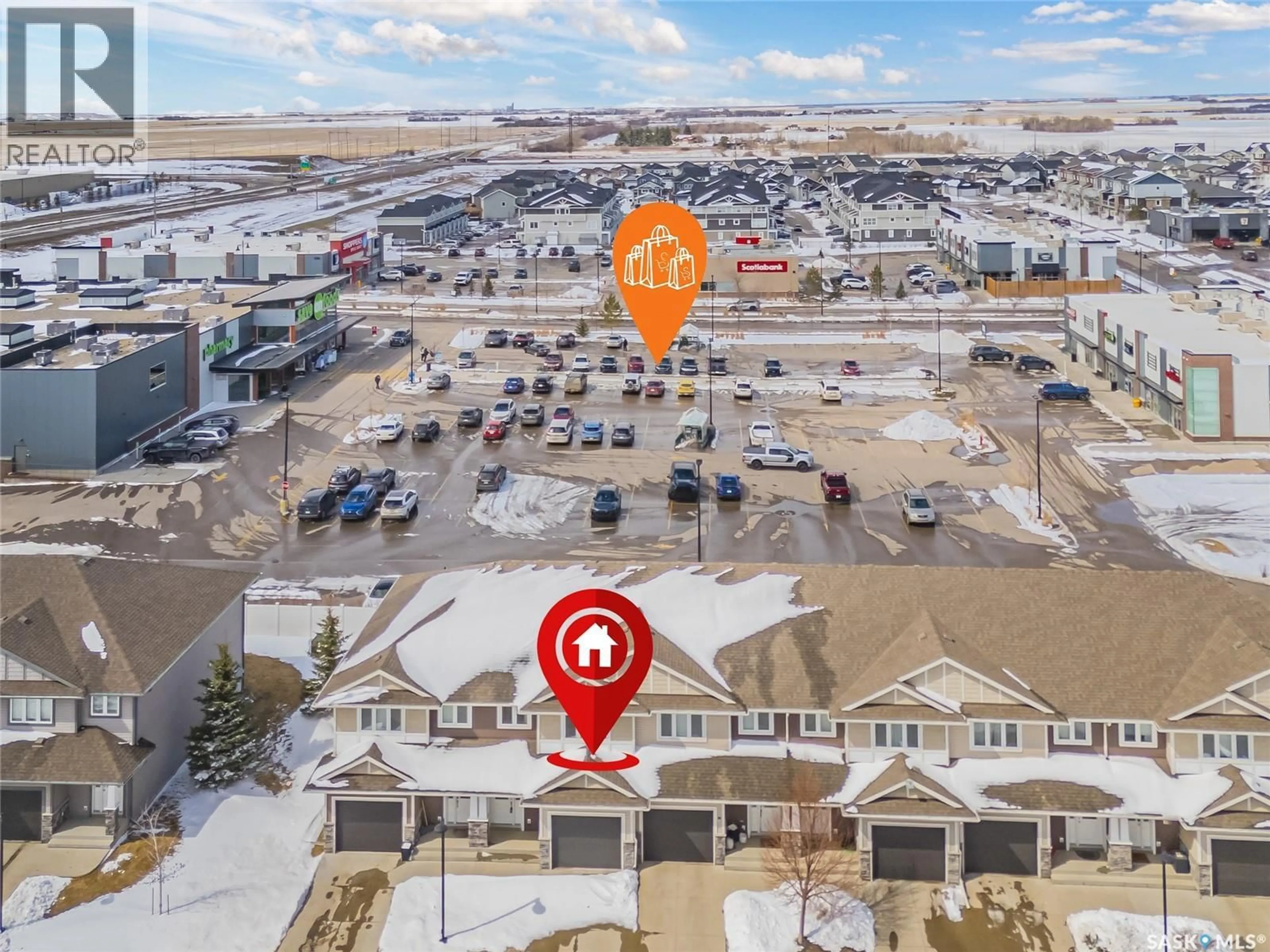 A pic from outside/outdoor area/front of a property/back of a property/a pic from drone, street for 706 250 PALLISER COURT, Saskatoon Saskatchewan S7L4Y6