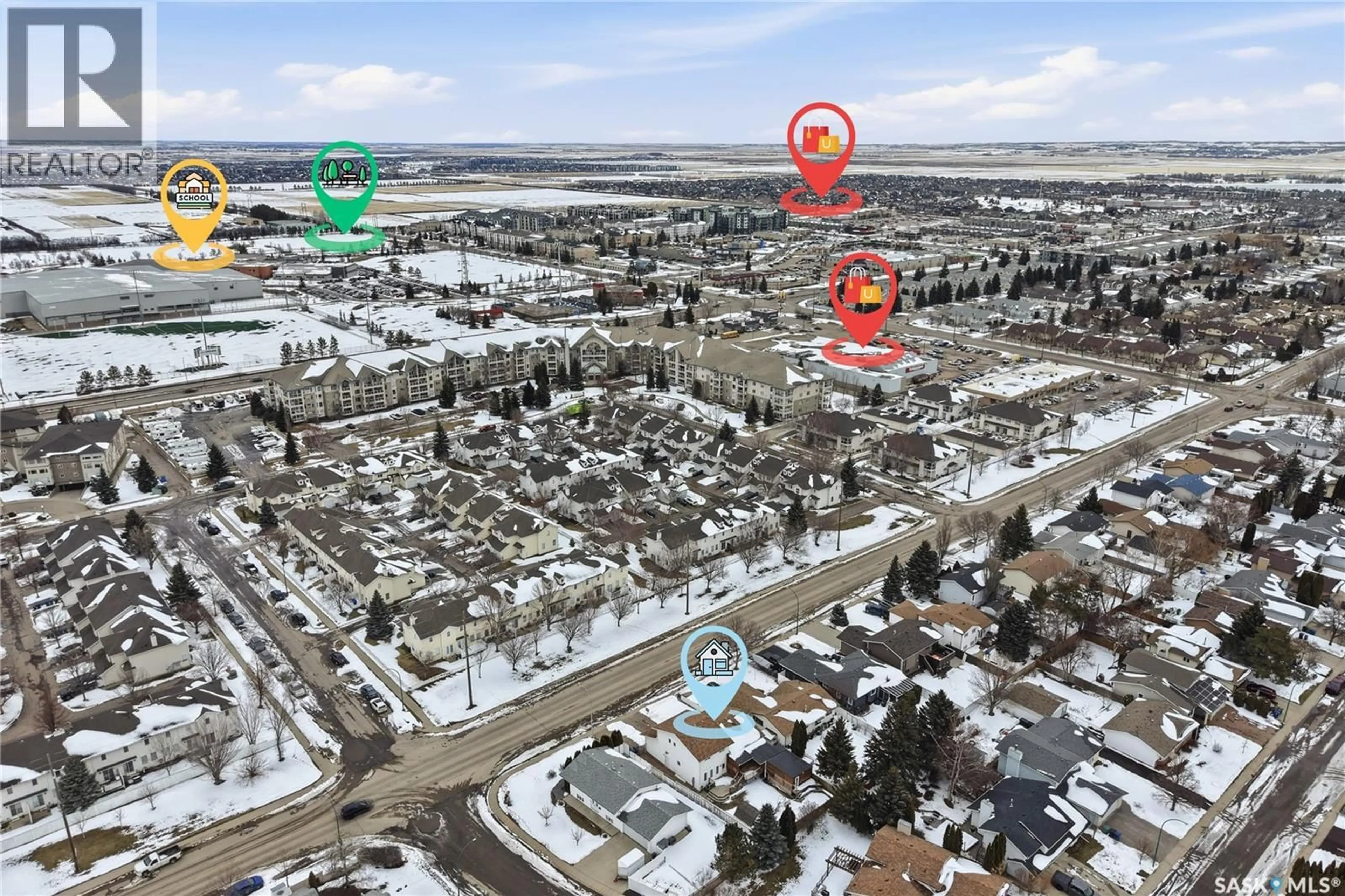 Picture of a map for 807 115TH STREET, Saskatoon Saskatchewan S7N3W5