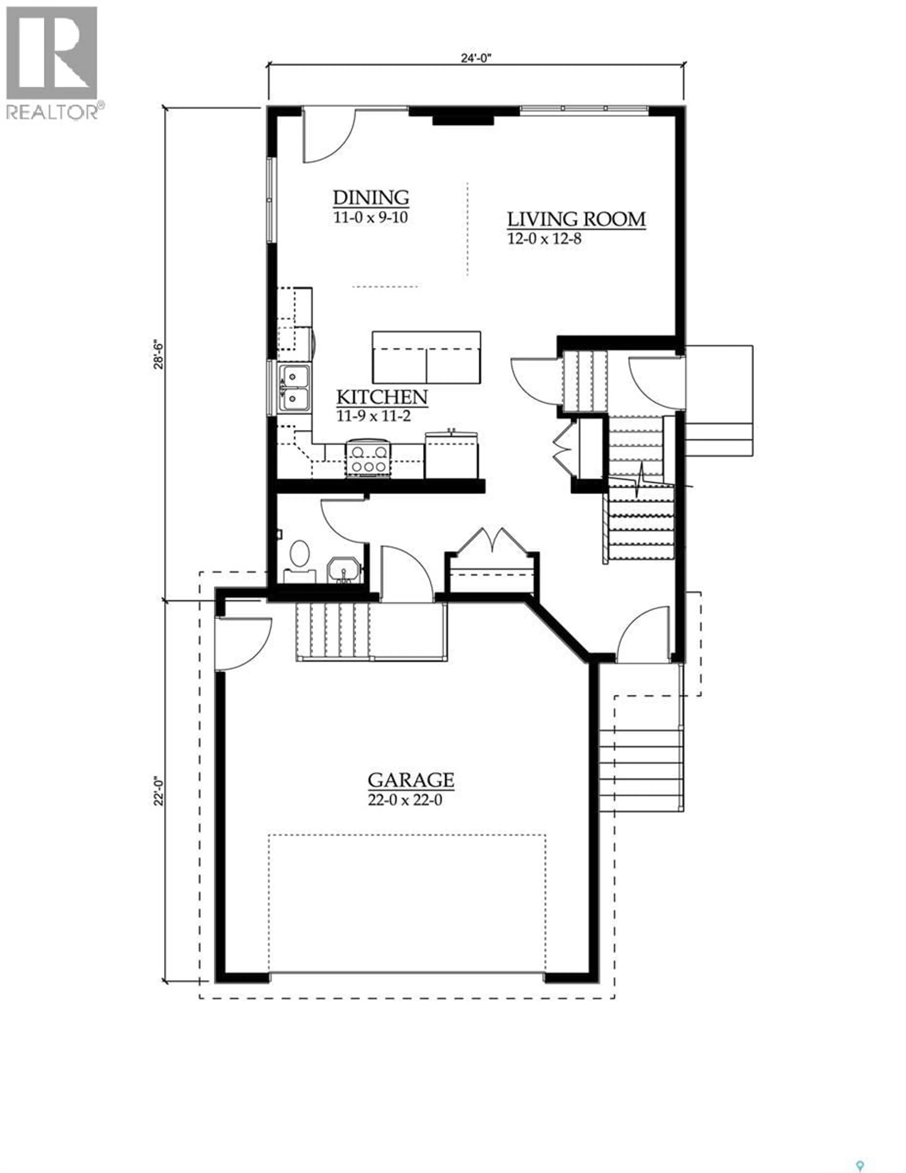Floor plan for 495 TRAEGER CLOSE, Saskatoon Saskatchewan S7V1Z5