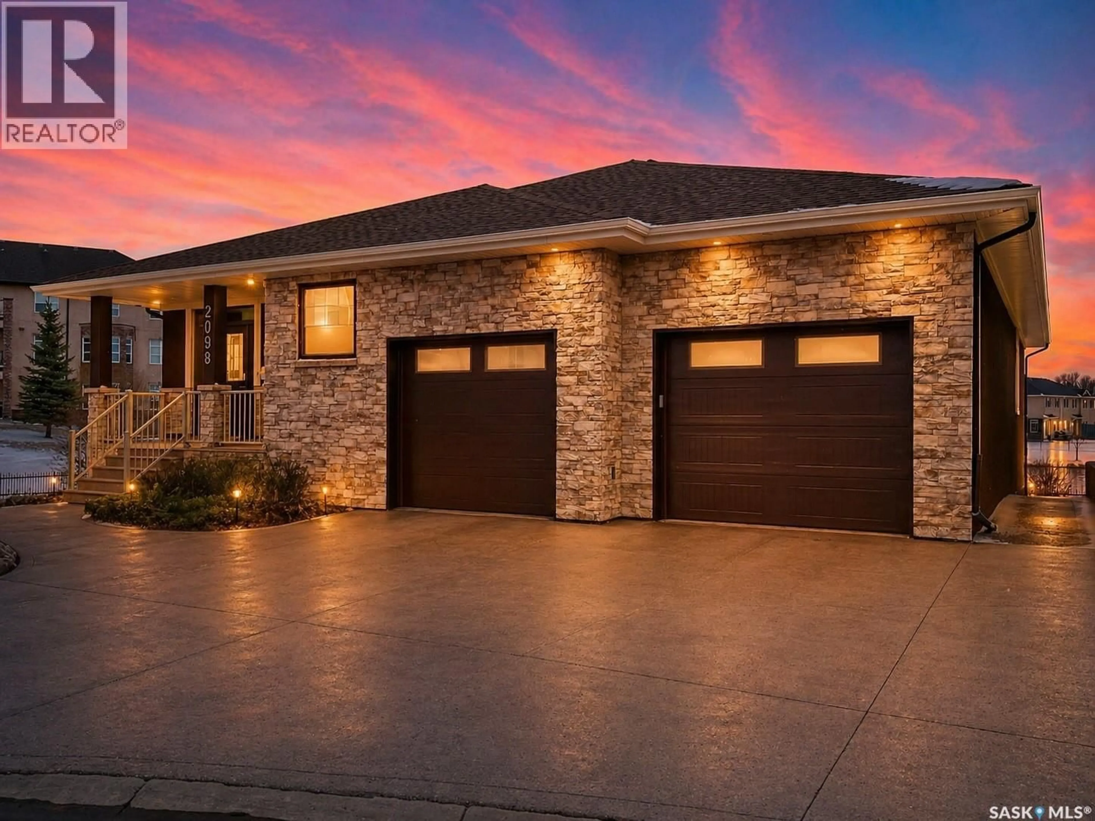 Home with brick exterior material, street for 2098 RIVERBEND VIEW, Regina Saskatchewan S4V1R8