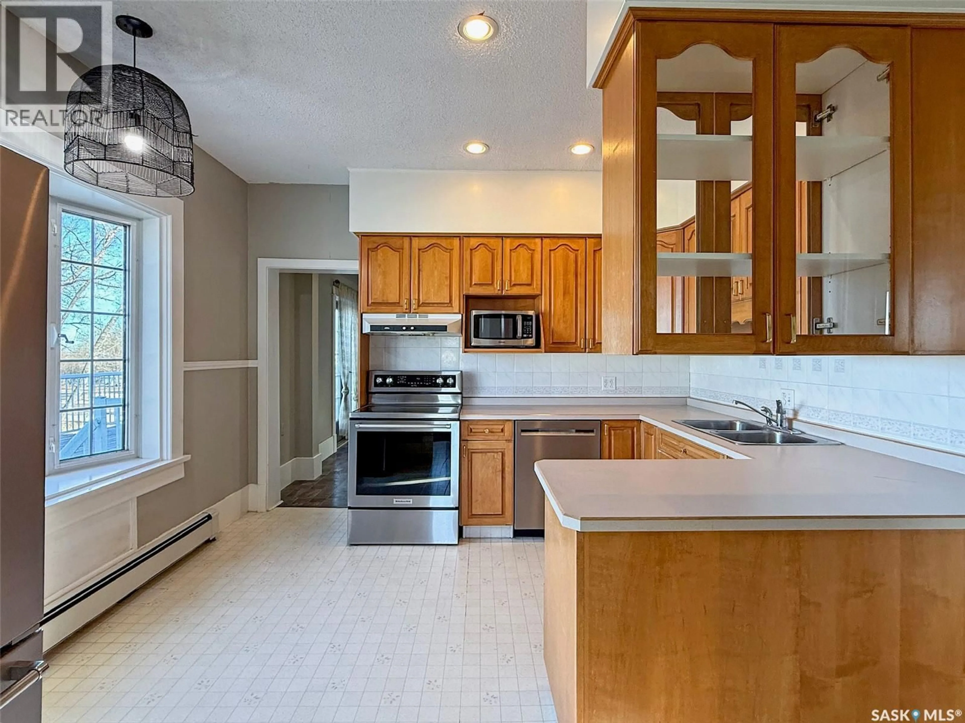 Open concept kitchen, unknown for 316 RAILWAY AVENUE, Webb Saskatchewan S9H2X0