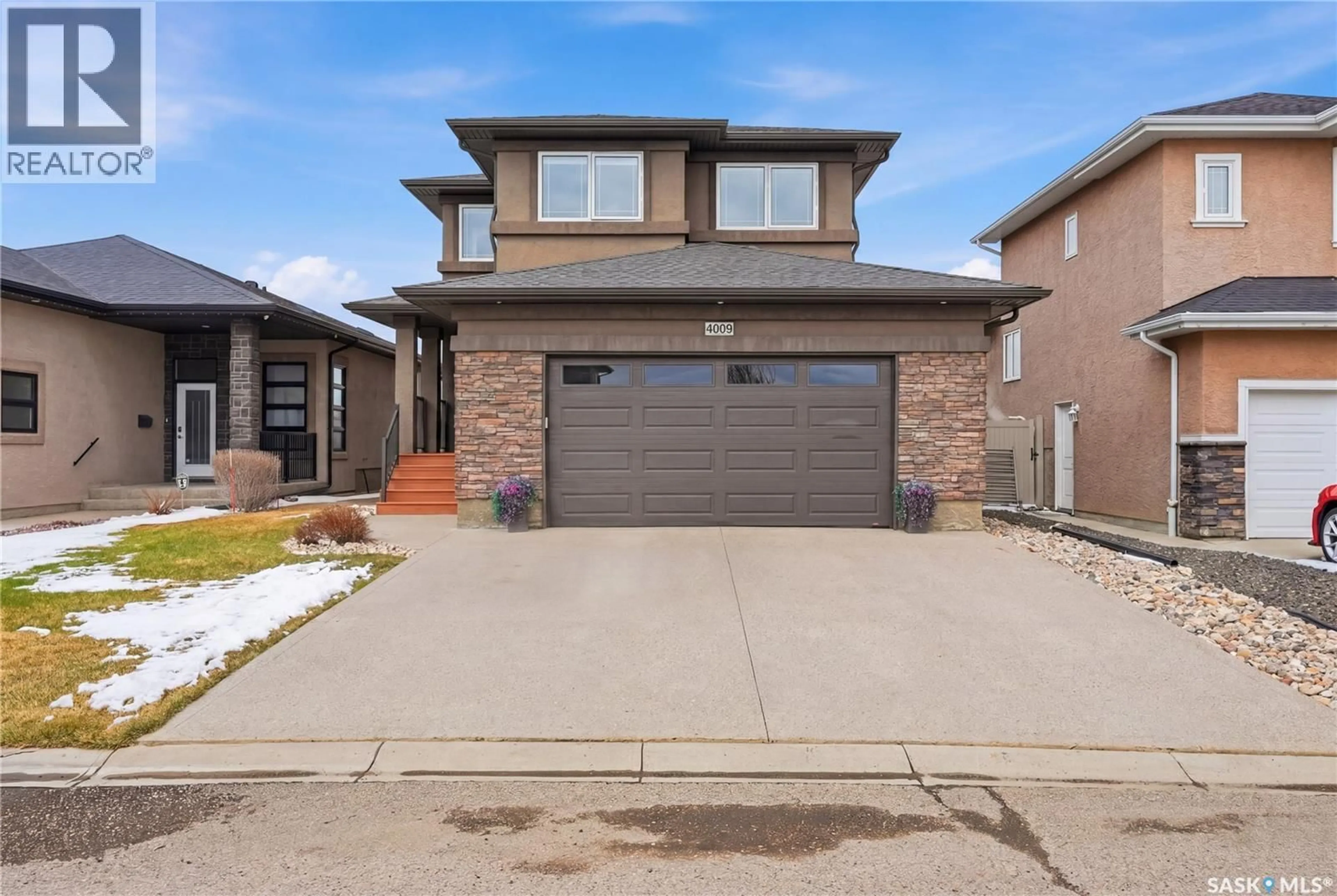 Home with brick exterior material, street for 4009 ALTON CRESCENT, Regina Saskatchewan S4W0H6