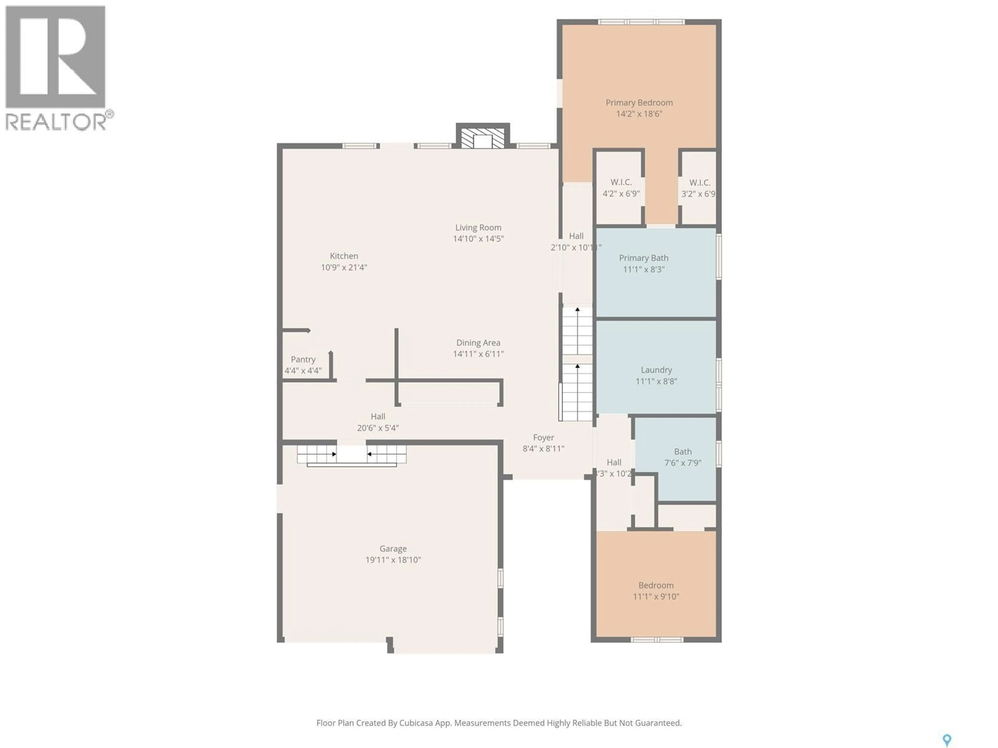 Floor plan for 522 HASTINGS CRESCENT, Saskatoon Saskatchewan S7V0E2