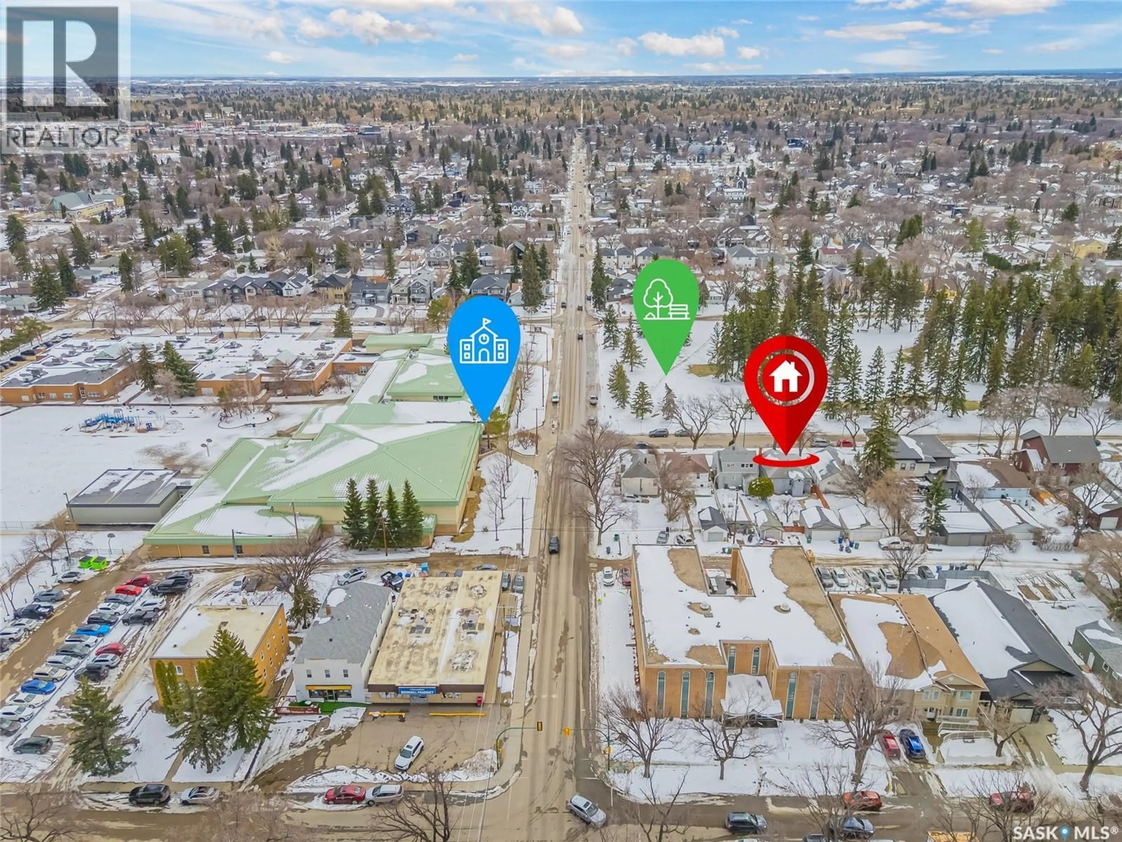 Picture of a map for 1231 AIRD STREET, Saskatoon Saskatchewan S7N0T3