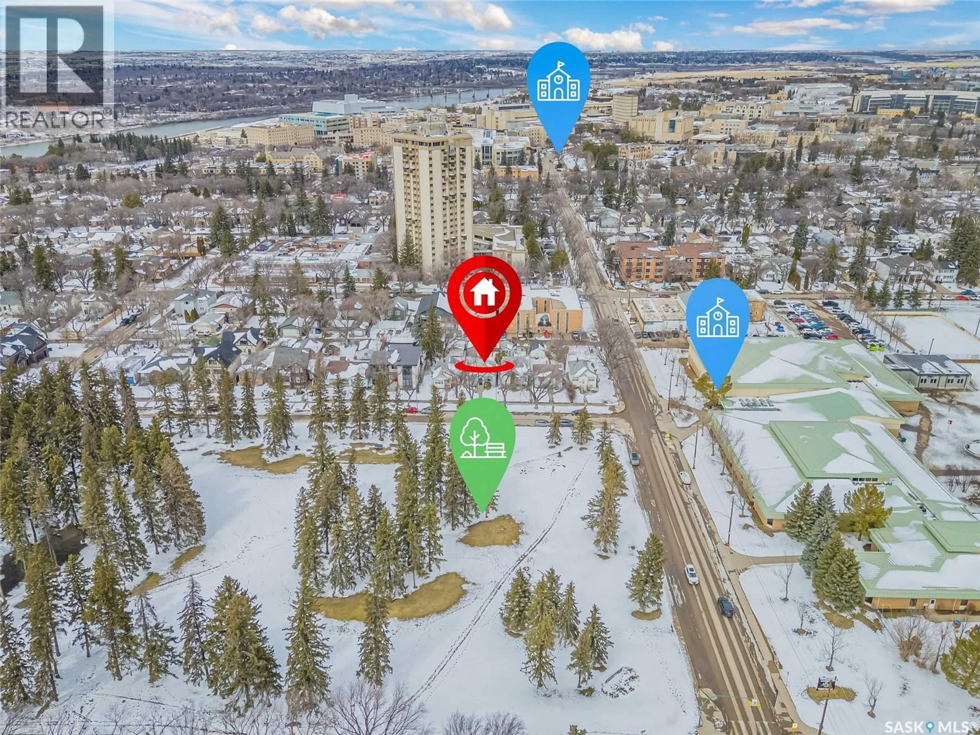 Picture of a map for 1231 AIRD STREET, Saskatoon Saskatchewan S7N0T3