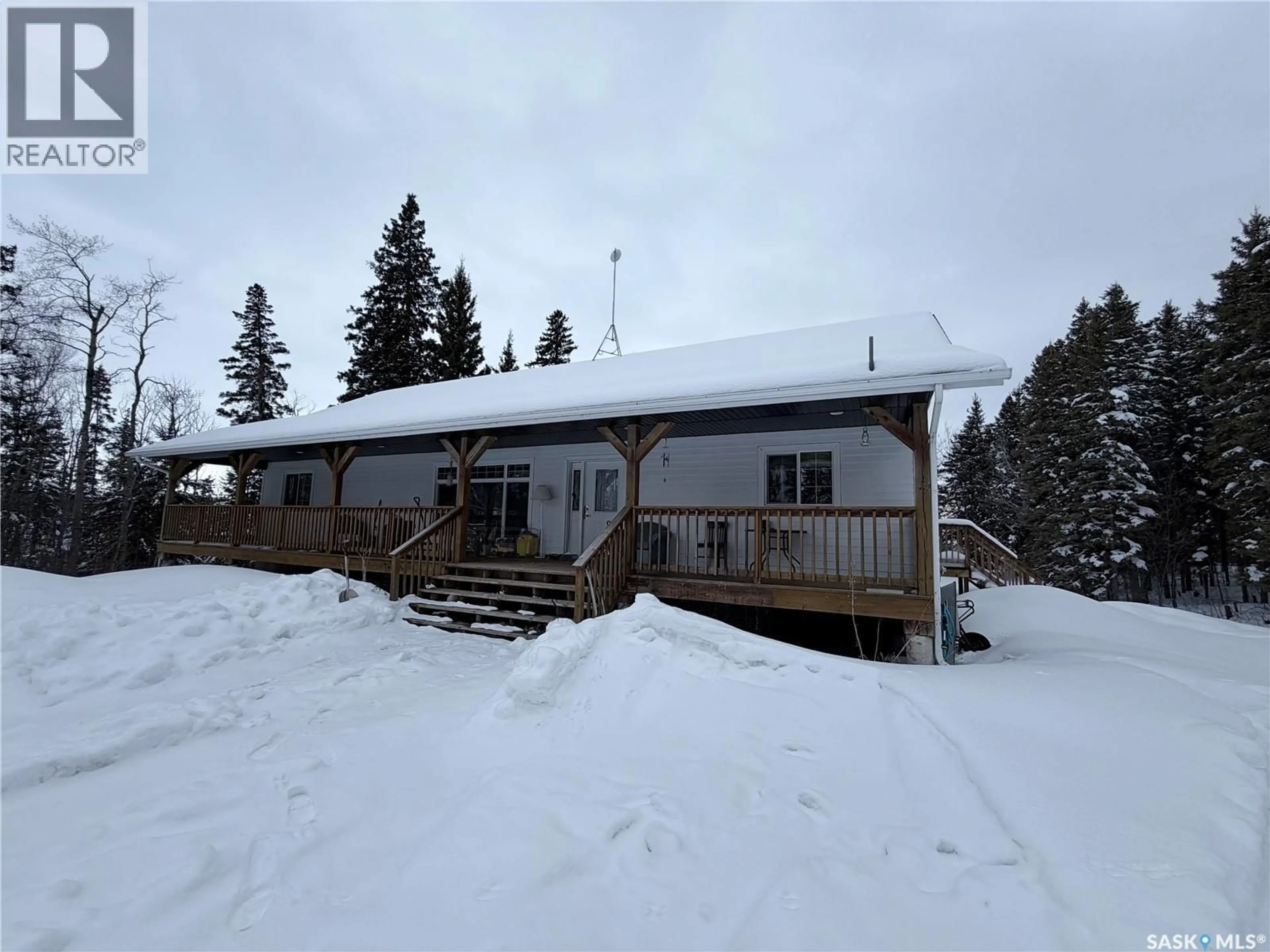 A pic from outside/outdoor area/front of a property/back of a property/a pic from drone, building for EMMA LAKE ACREAGE, Paddockwood Rm No. 520 Saskatchewan S0J0N0