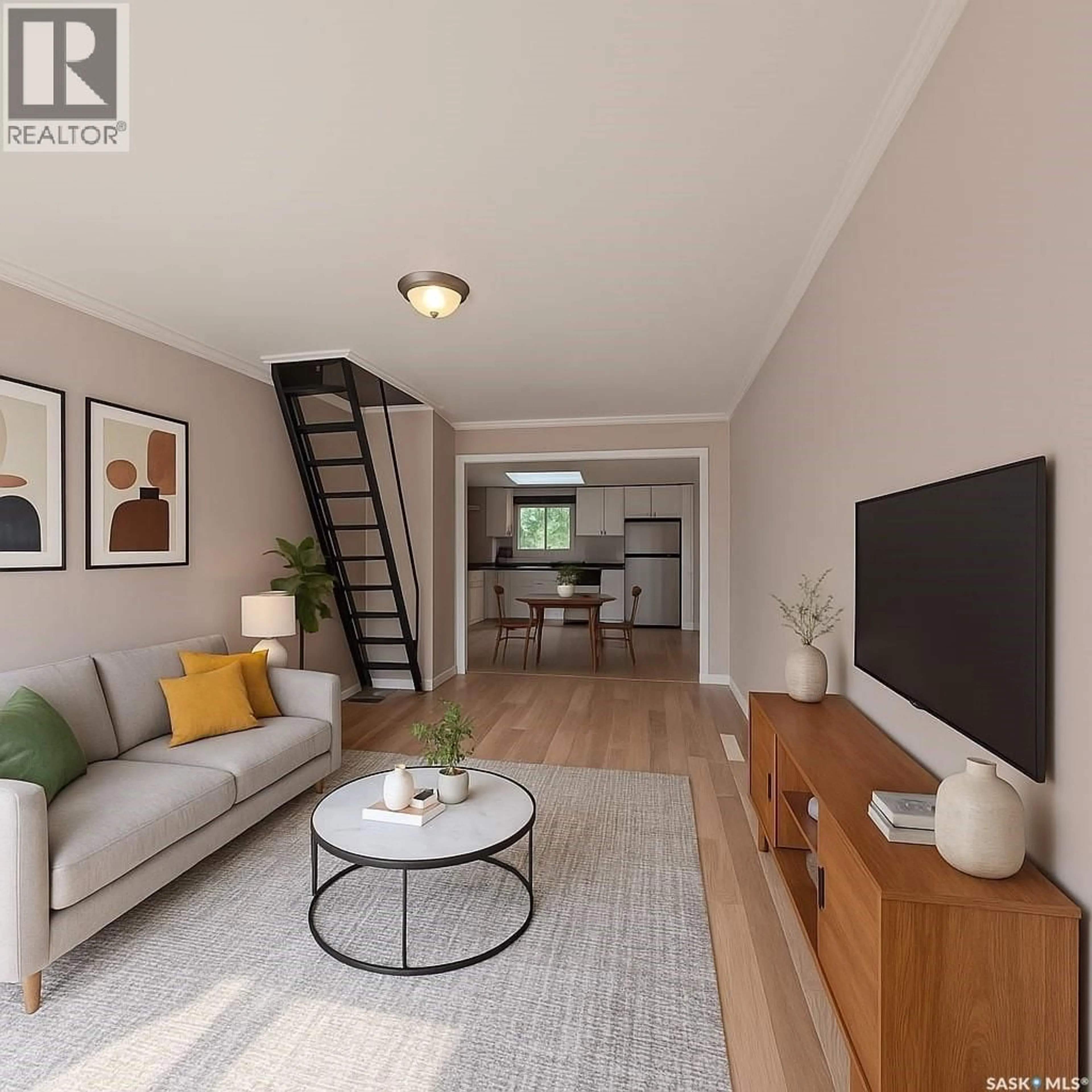 Living room with furniture, unknown for 4416 2ND AVENUE, Regina Saskatchewan S4R0Y4