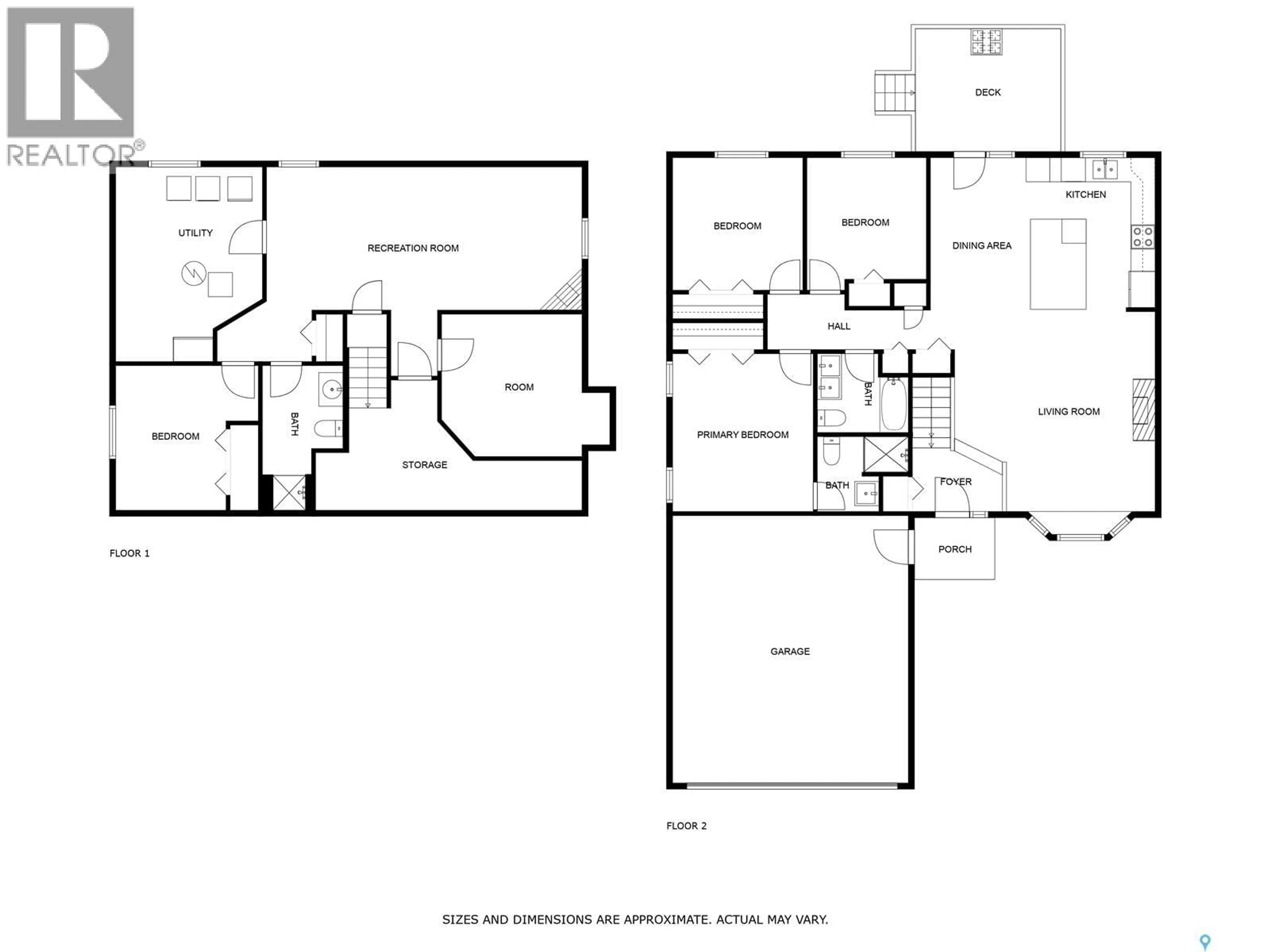 Floor plan for 21 RIDER BAY, Grand Coulee Saskatchewan S4M0A3
