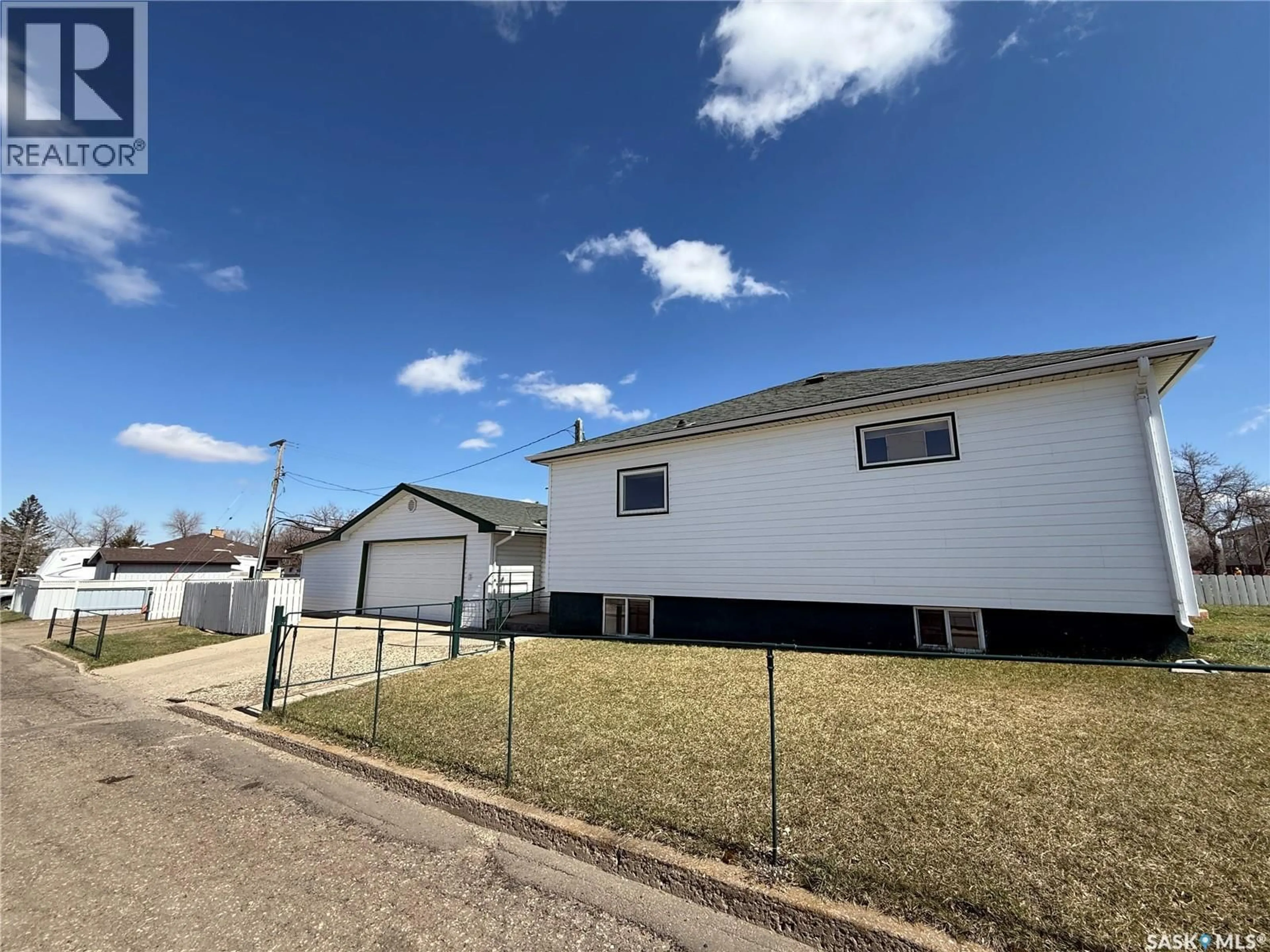 Home with vinyl exterior material, street for 737 THIRD STREET, Estevan Saskatchewan S4A0P7