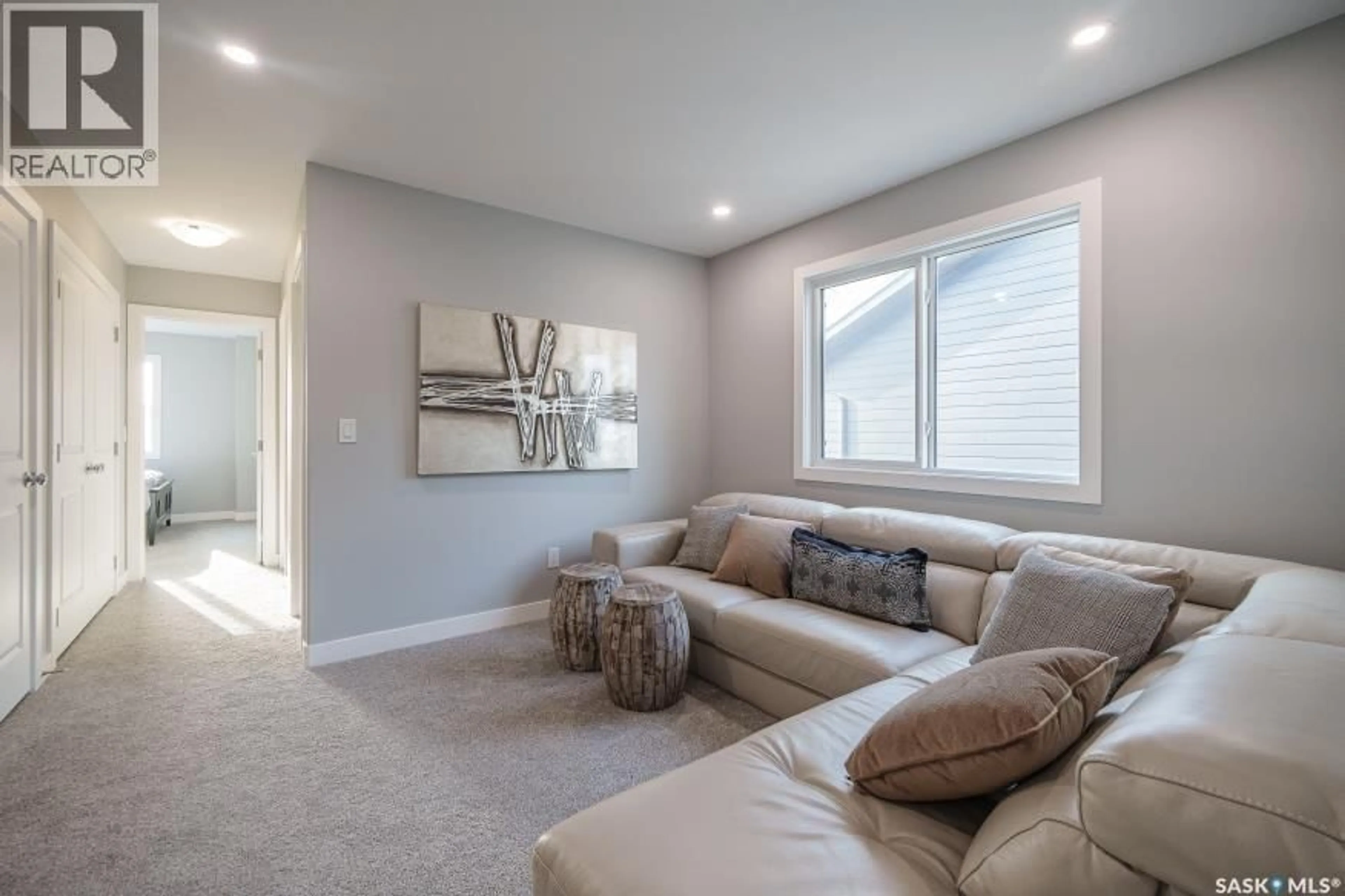 Living room with furniture, unknown for 116 TRAEGER COMMON, Saskatoon Saskatchewan S7V1R3