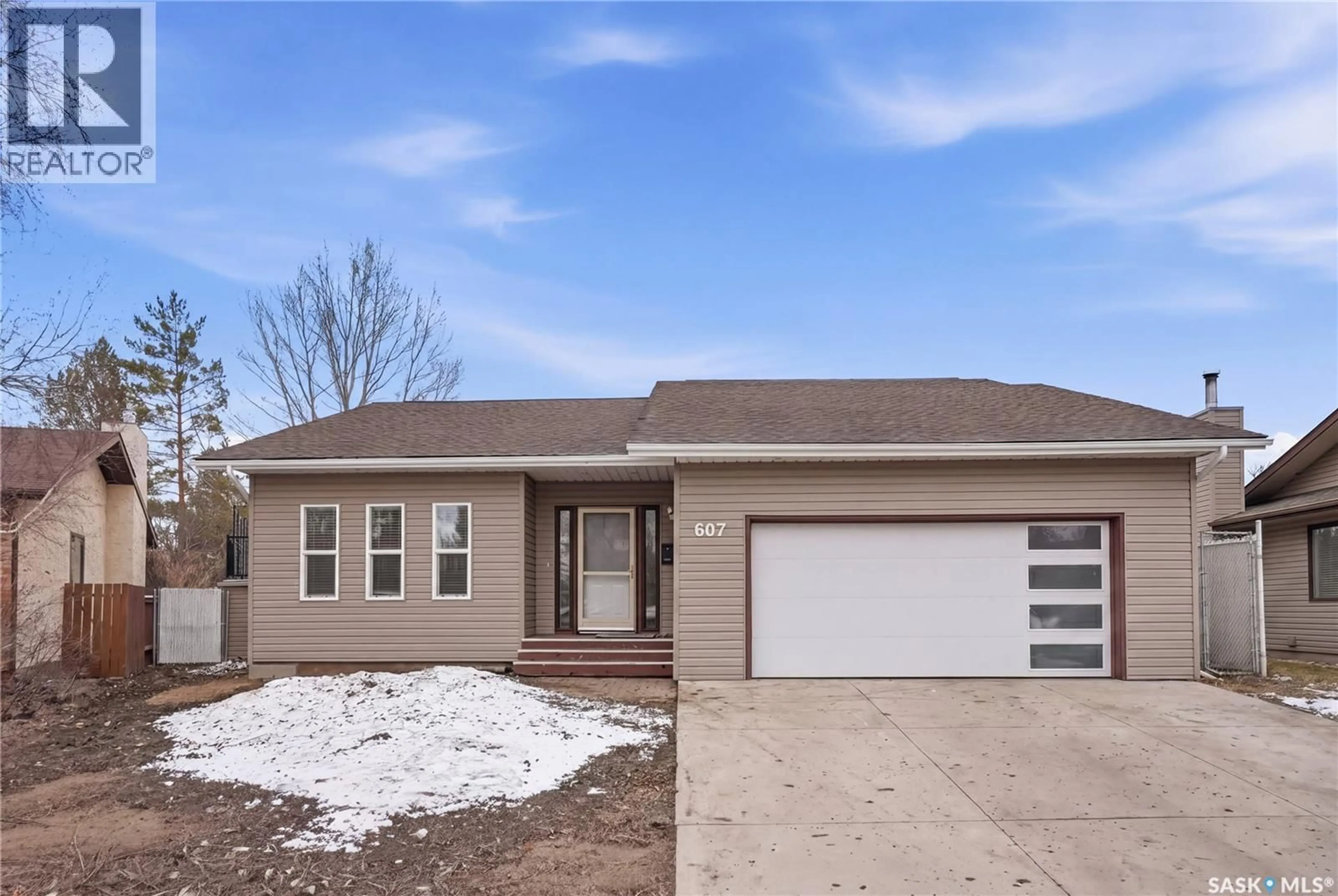 Home with brick exterior material, street for 607 ADDIE CRESCENT, Saskatoon Saskatchewan S7N3K7
