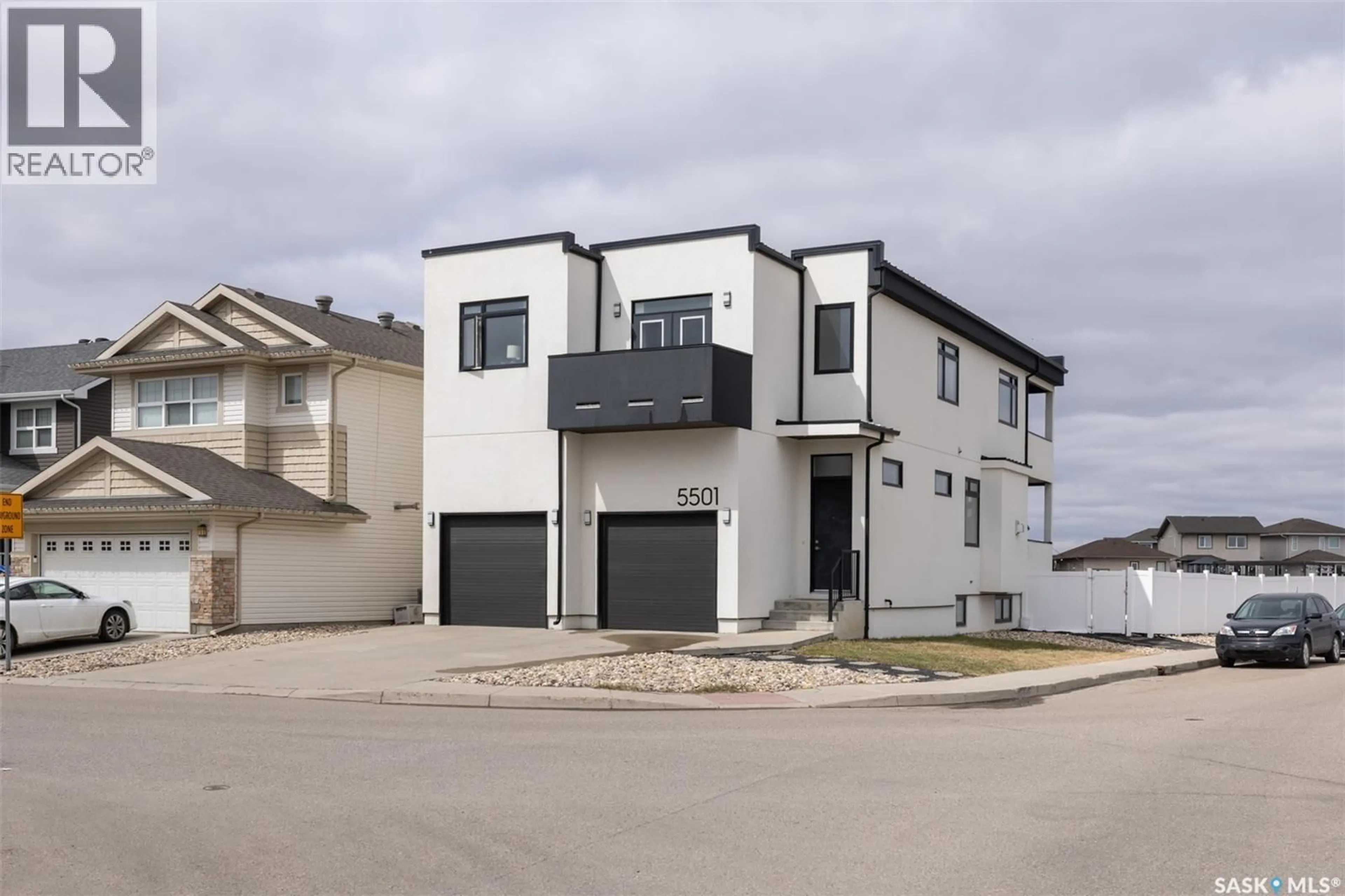 Home with vinyl exterior material, street for 5501 NORSEMAN CRESCENT, Regina Saskatchewan S4W0J8