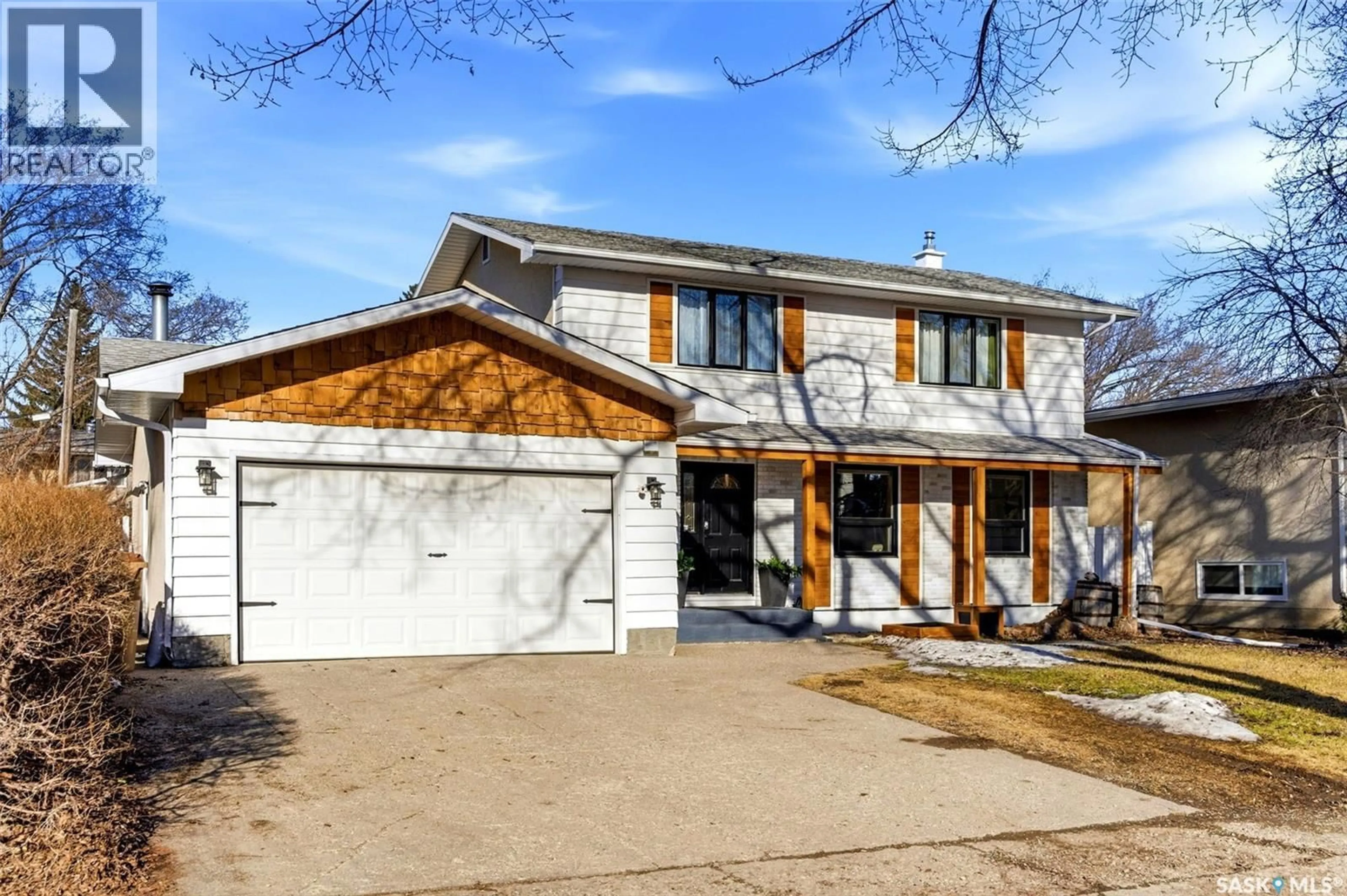 Home with vinyl exterior material, street for 89 PATTERSON DRIVE, Regina Saskatchewan S4S3X1