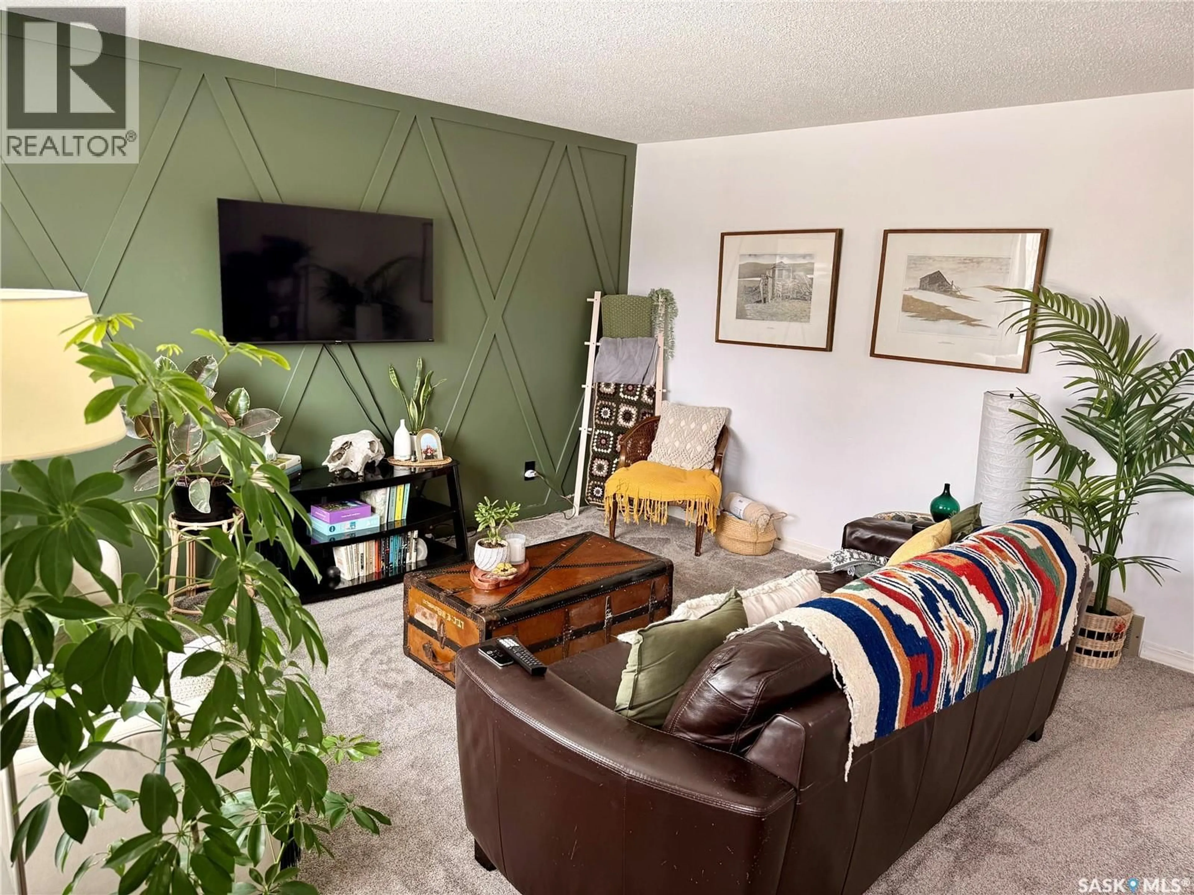 Living room with furniture, unknown for 410 MAPLE ROAD, Nipawin Saskatchewan S0E1E0