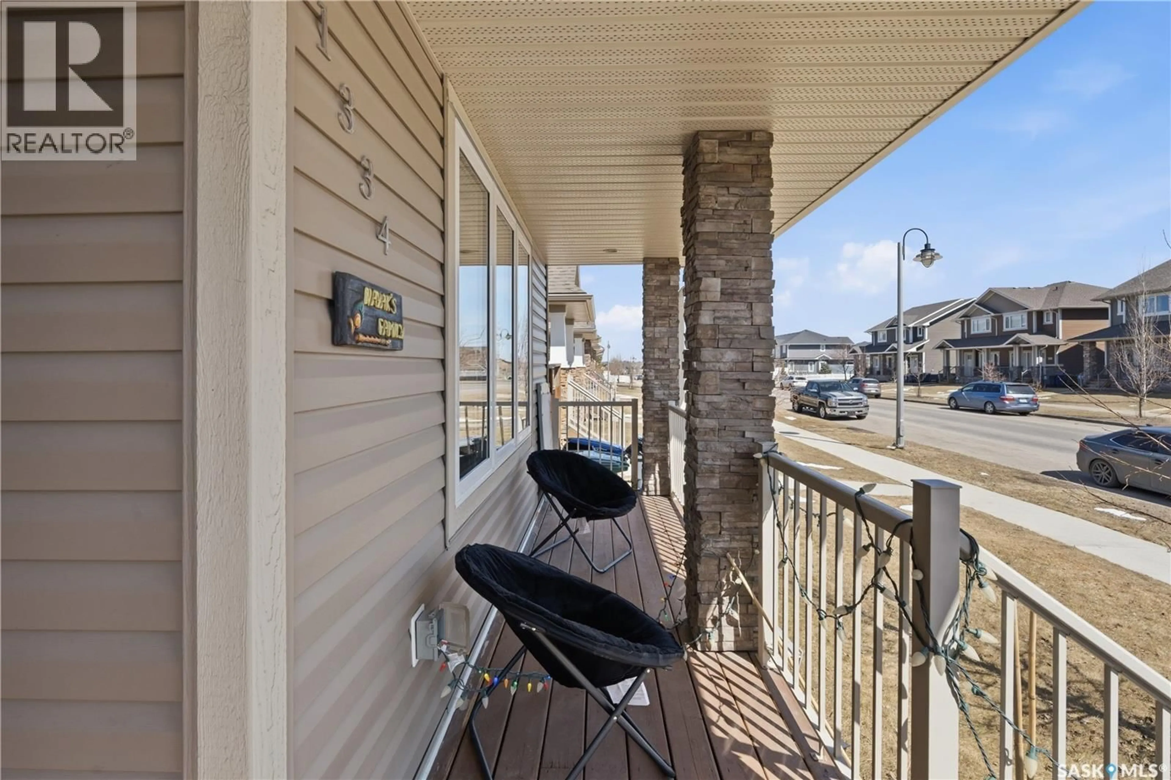 Patio, water/lake/river/ocean view for 1334 HUNTER ROAD, Saskatoon Saskatchewan S7T0S5