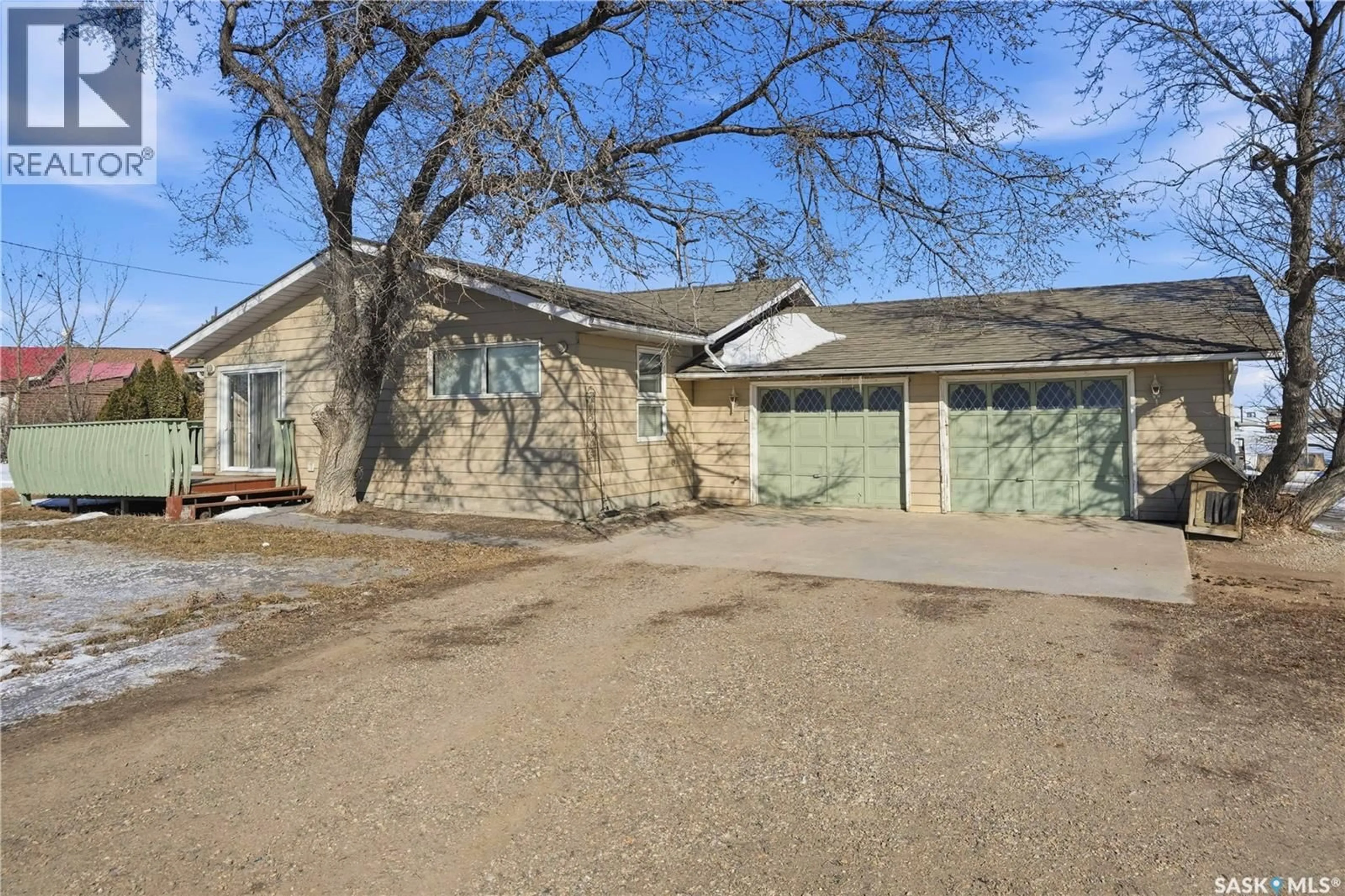 A pic from outside/outdoor area/front of a property/back of a property/a pic from drone, street for 3 CHAMBERLAIN ACREAGE, Chamberlain Saskatchewan S0G0R0