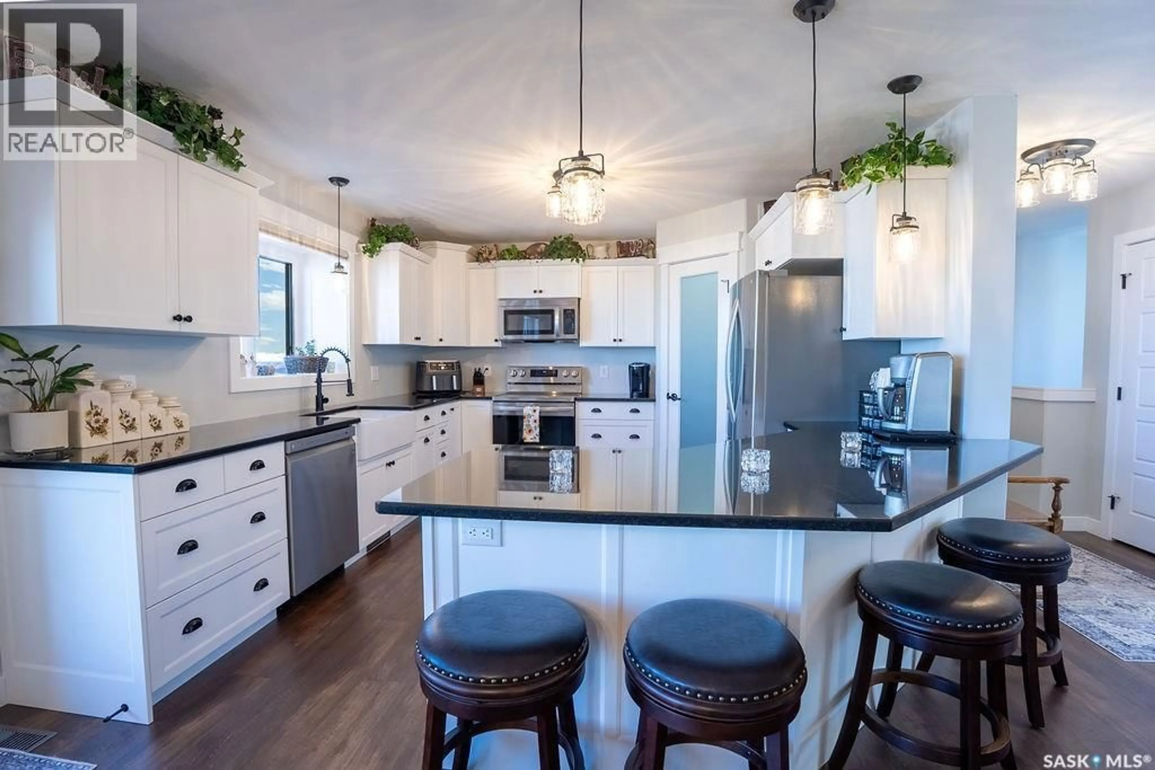 Open concept kitchen, ceramic/tile floor for 1 SHORTT ROAD, Shields Saskatchewan S7C0A2