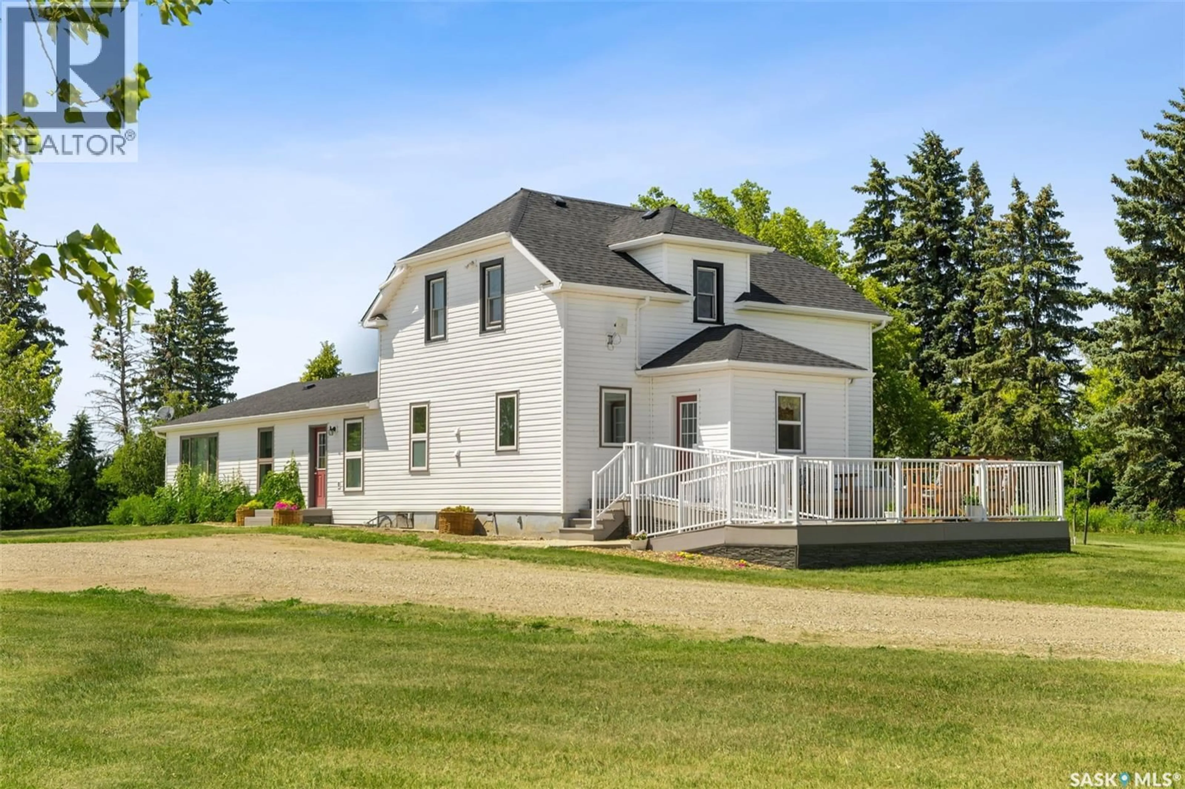 A pic from outside/outdoor area/front of a property/back of a property/a pic from drone, unknown for FISS ACREAGE, South Qu'Appelle Rm No. 157 Saskatchewan S0G4A0