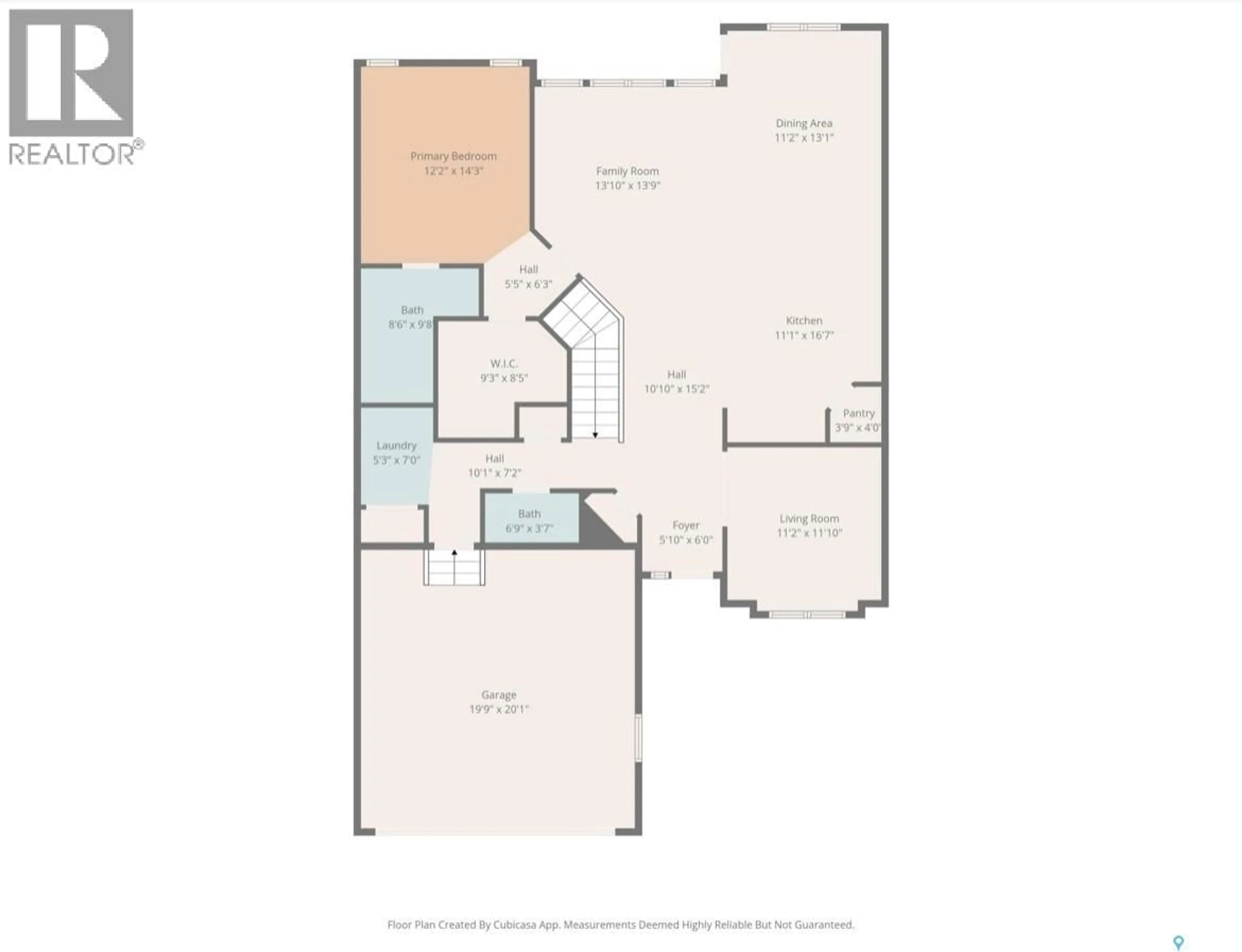 Floor plan for 22 315 LEDINGHAM DRIVE, Saskatoon Saskatchewan S7V0J1