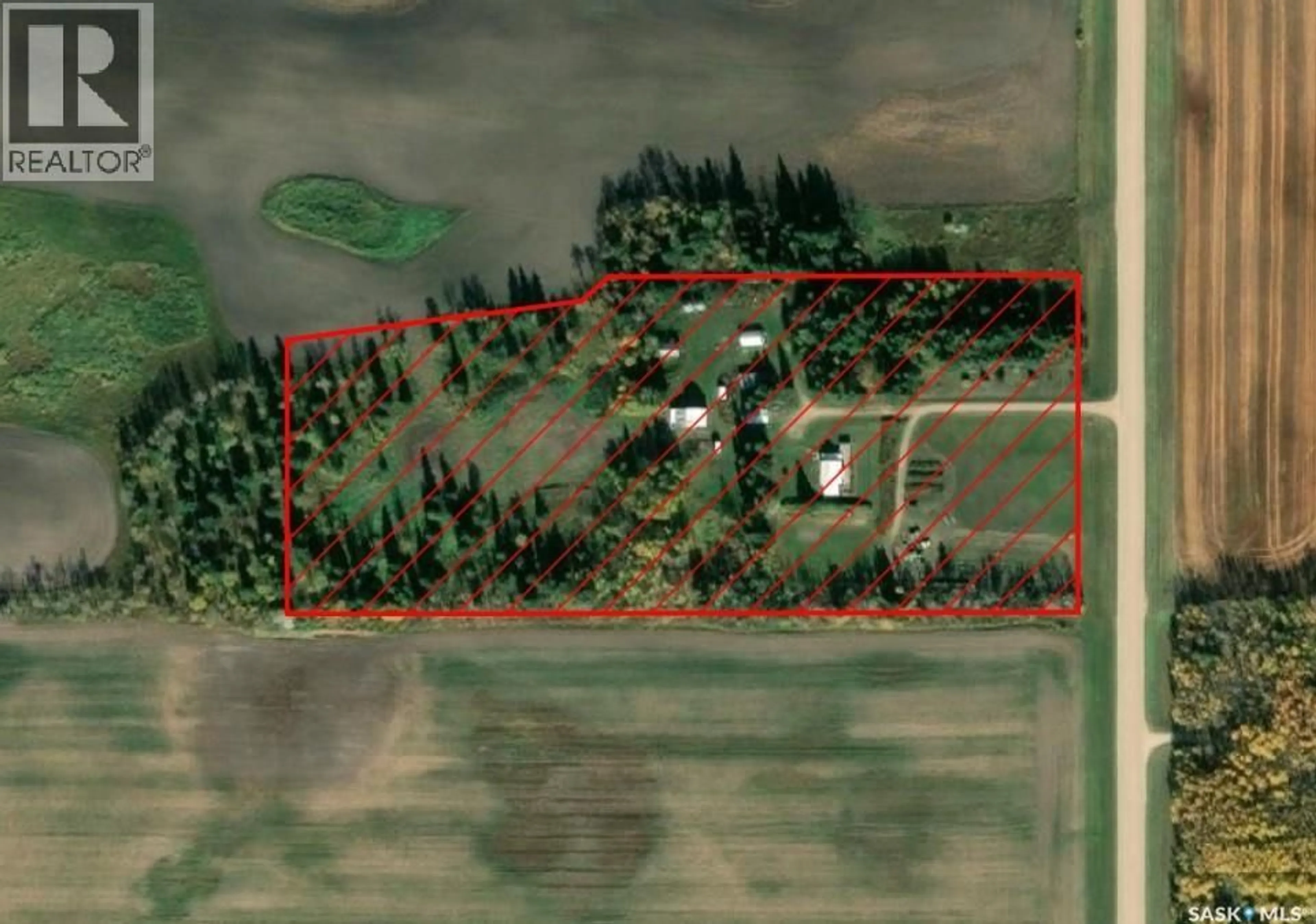 A pic from outside/outdoor area/front of a property/back of a property/a pic from drone, forest/trees view for CHOICELAND ACREAGE, Torch River Rm No. 488 Saskatchewan S0J0M0