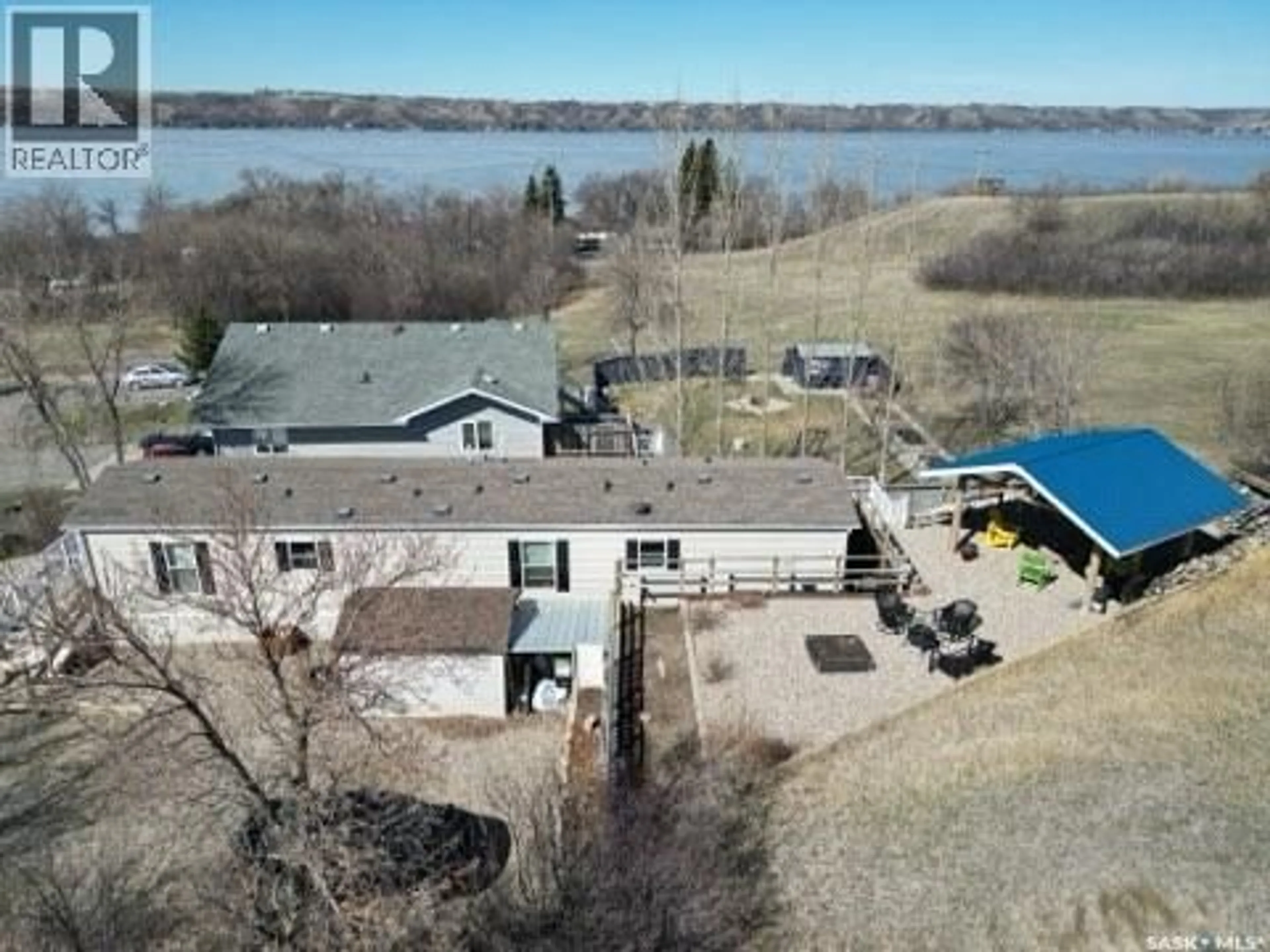 A pic from outside/outdoor area/front of a property/back of a property/a pic from drone, water/lake/river/ocean view for 53 JACKSON STREET, Katepwa Beach Saskatchewan S0G2Y0