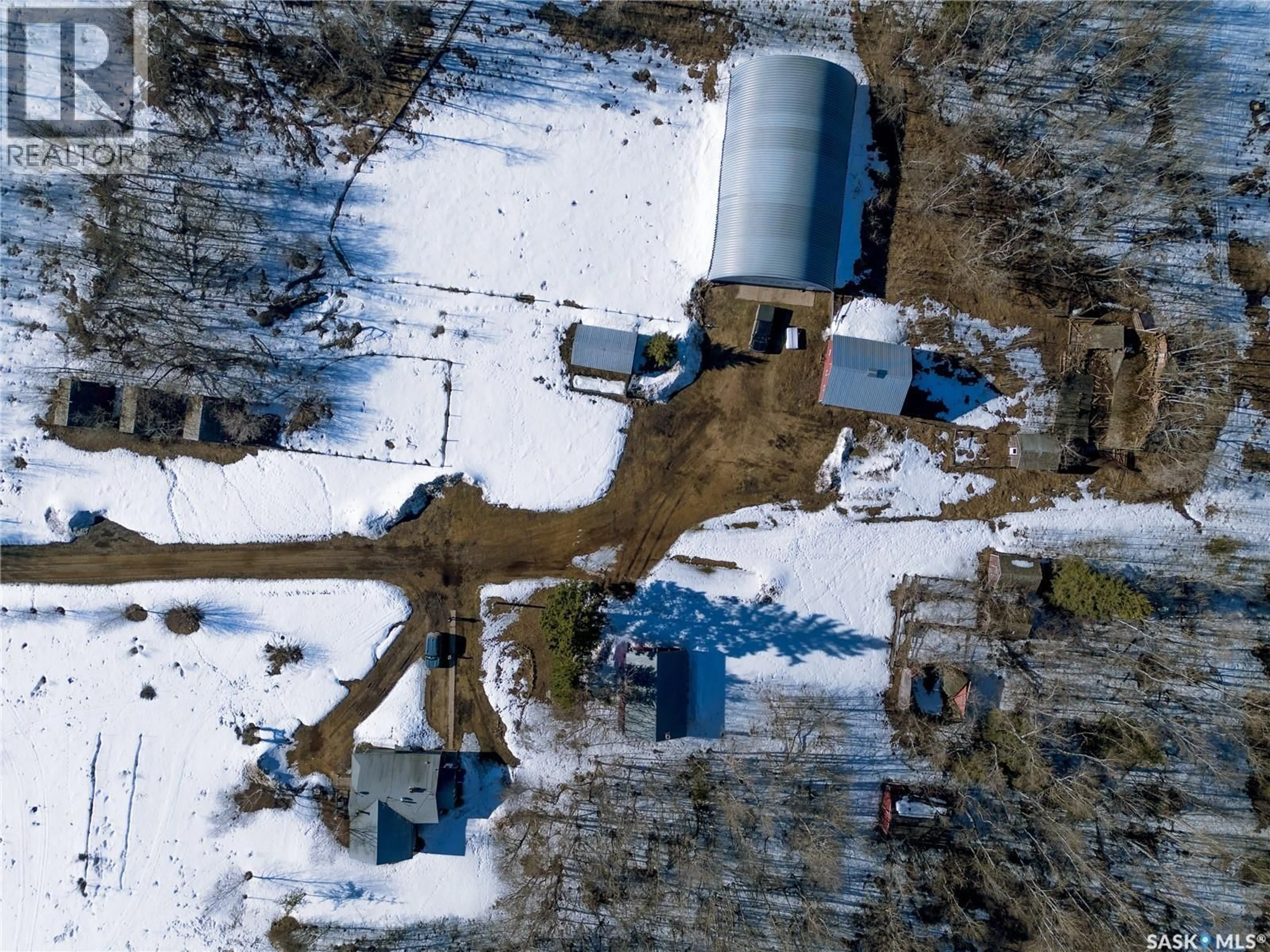 A pic from outside/outdoor area/front of a property/back of a property/a pic from drone, street for TORCH RIVER RM ACREAGE, Torch River Rm No. 488 Saskatchewan S0J0Y0