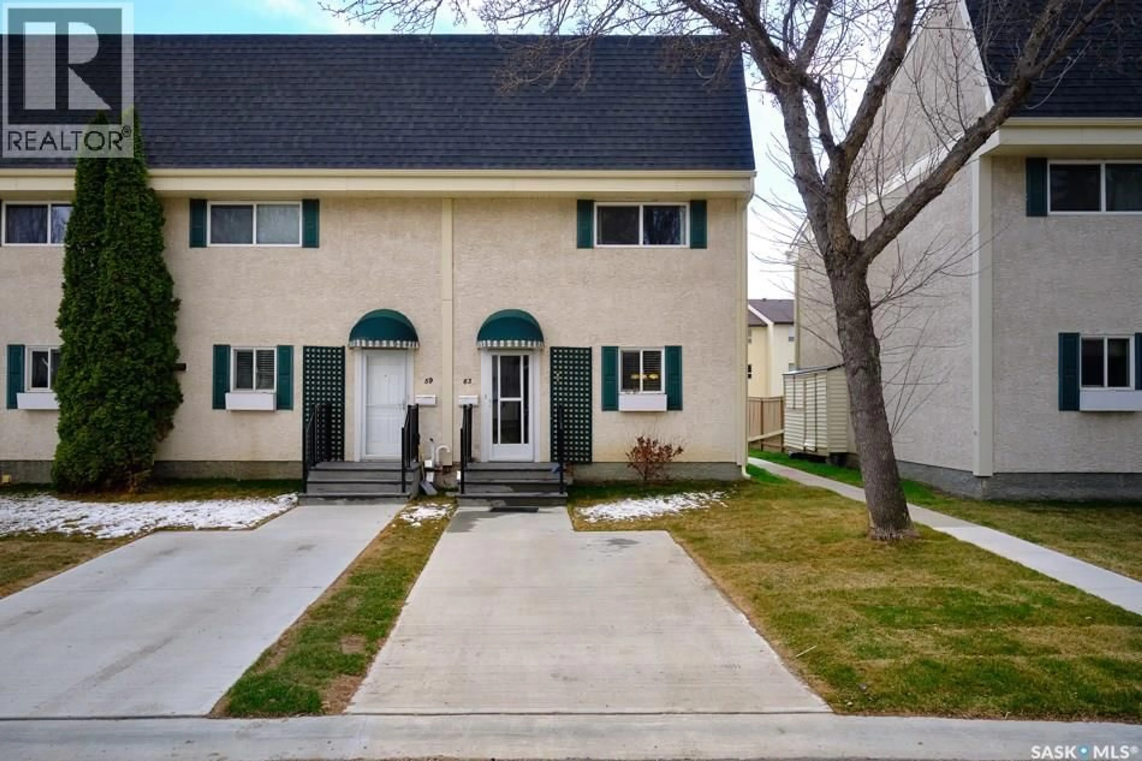 Home with vinyl exterior material, street for 63 KILLARNEY WAY, Regina Saskatchewan S4S6X8